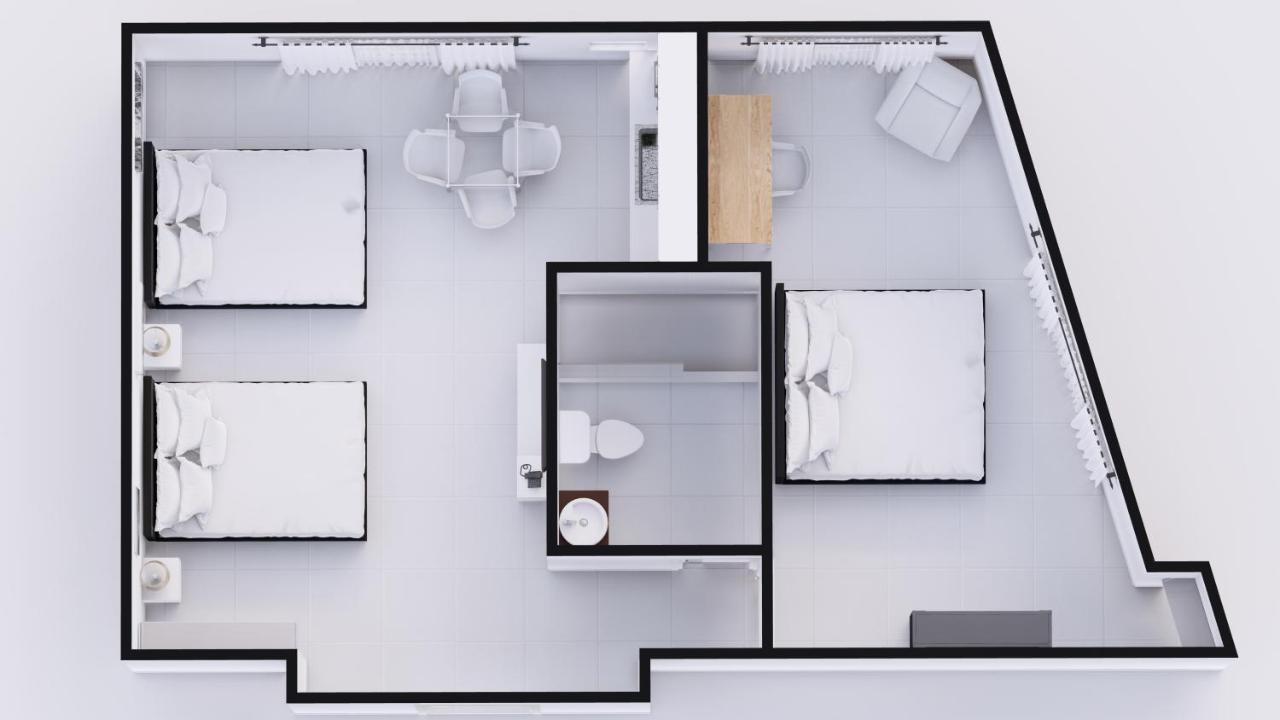 Premium Familiesuite met 1 Slaapkamer en Keuken
