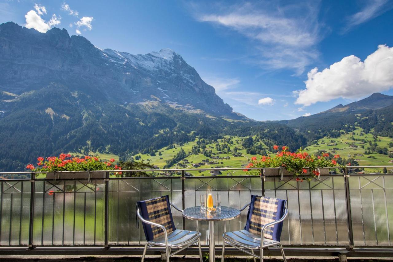 Standaard Tweepersoonskamer met Uitzicht op de Eiger en Airconditioning