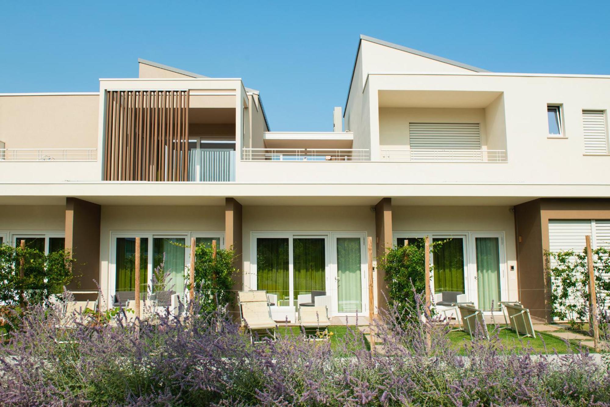Villa mit Gartenblick