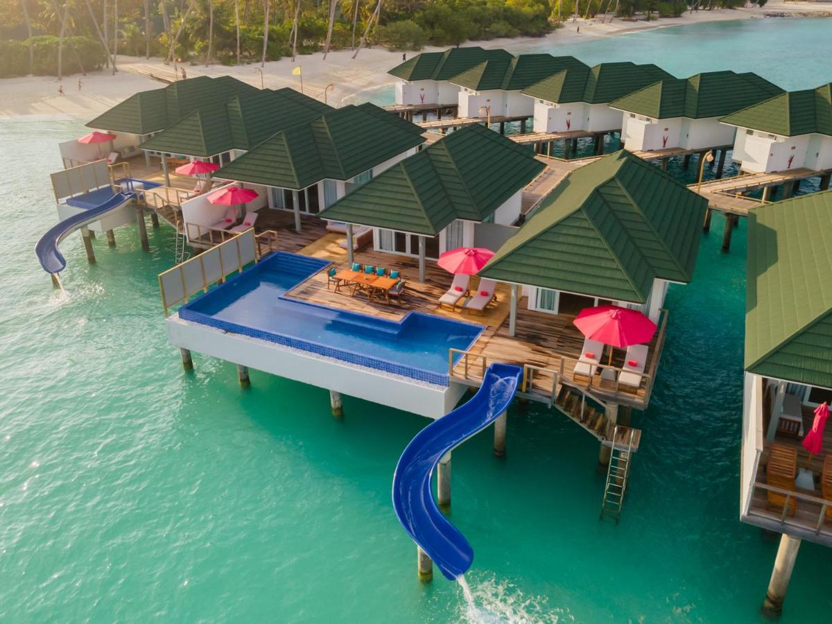 Three Bedroom Lagoon Villa with Pool + Slide - Free shared seaplane for 2 guests, minimum 7-night stay