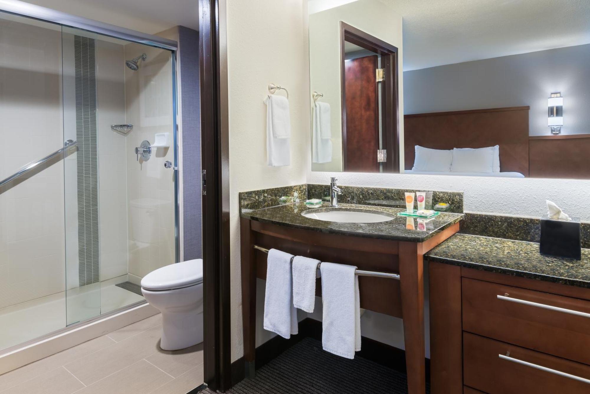 Chambre Lit King-Size avec Canapé-Lit et Douche Accessible en Fauteuil Roulant - Accessible aux Personnes à Mobilité Réduite
