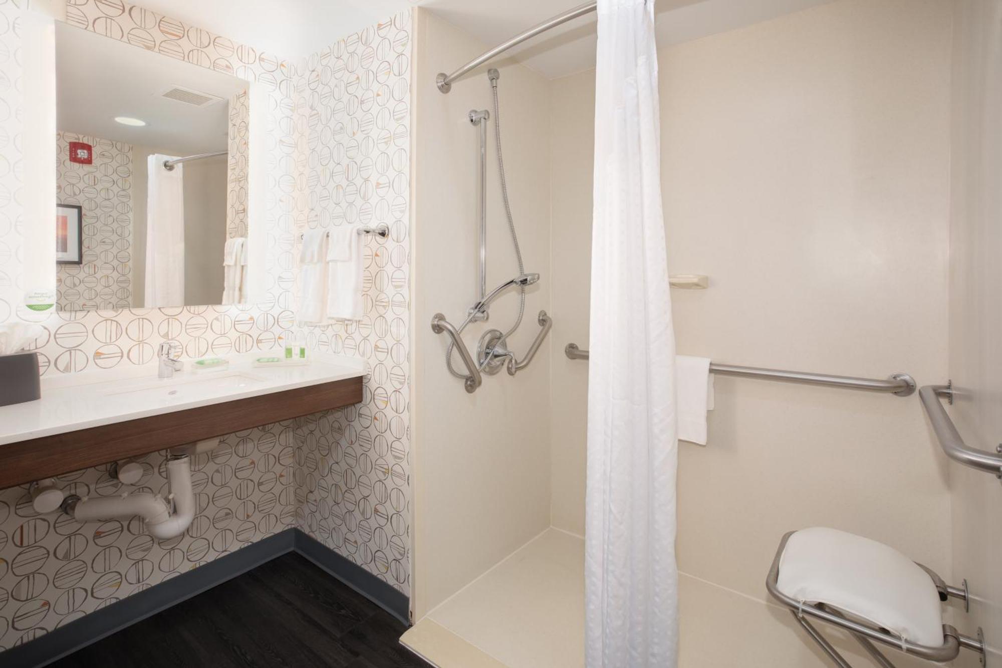 Standard King Room Roll Shower Communications Access