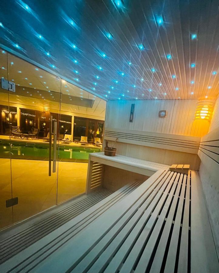 Superior Double Room indoor pool sauna access