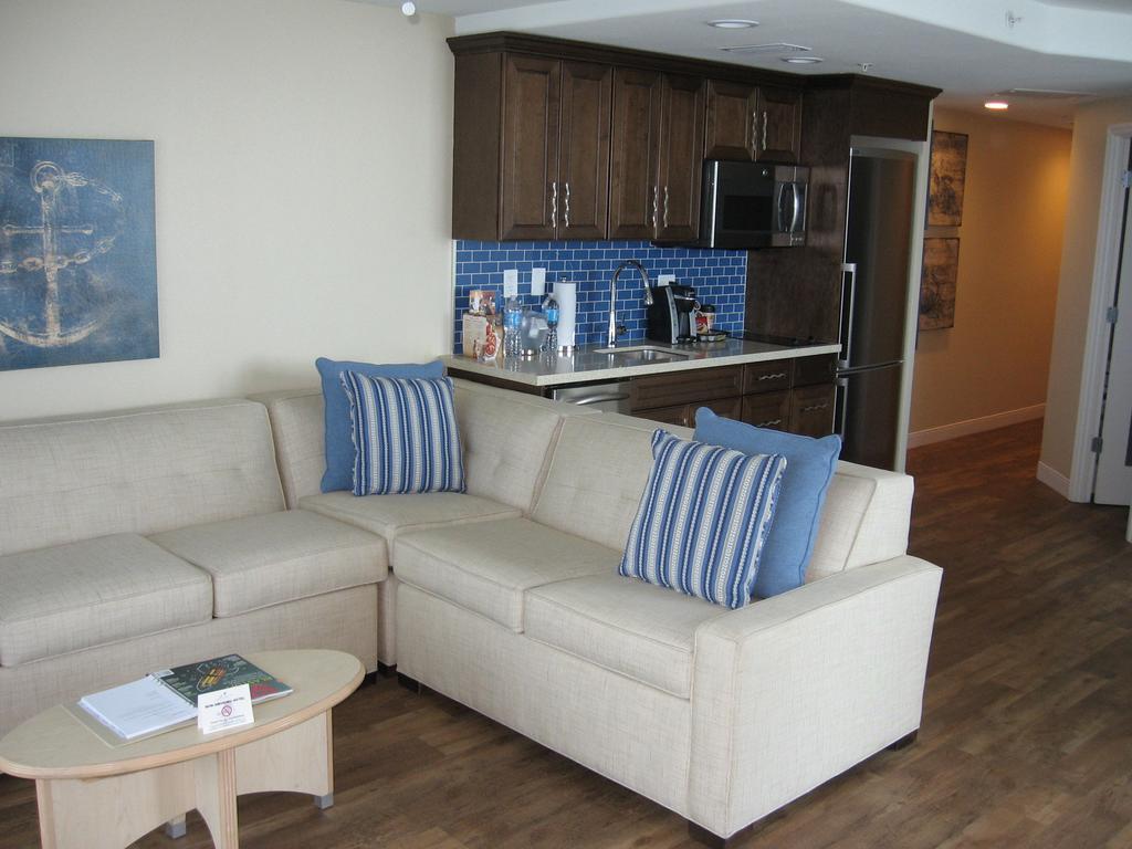 Suite mit 1 Schlafzimmer und Aussicht über den Strand
