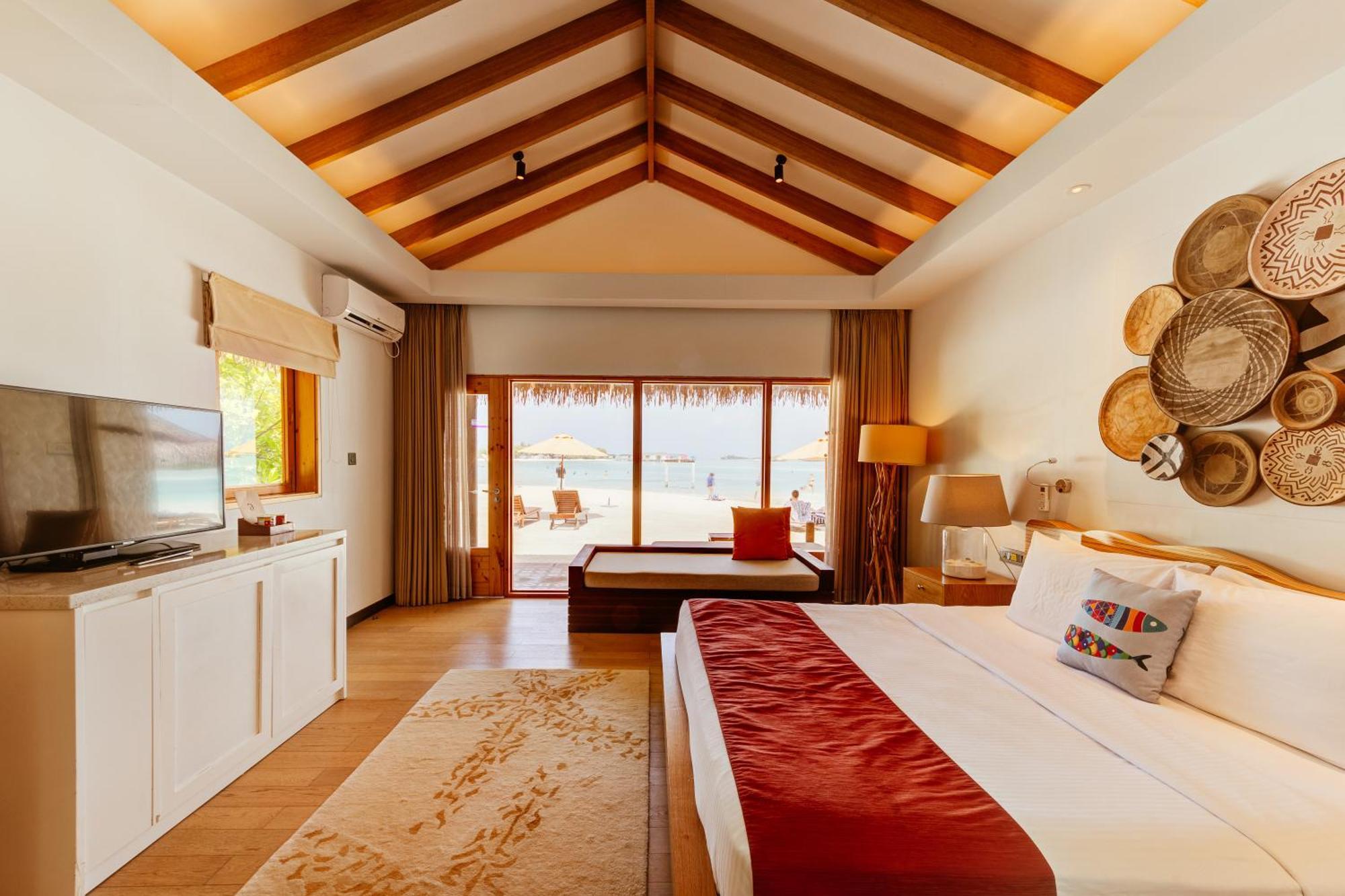 Beach Bungalow speedboat transfers 1 up to 2 guests stays valid to 31 Oct 2027 Spa & F&B