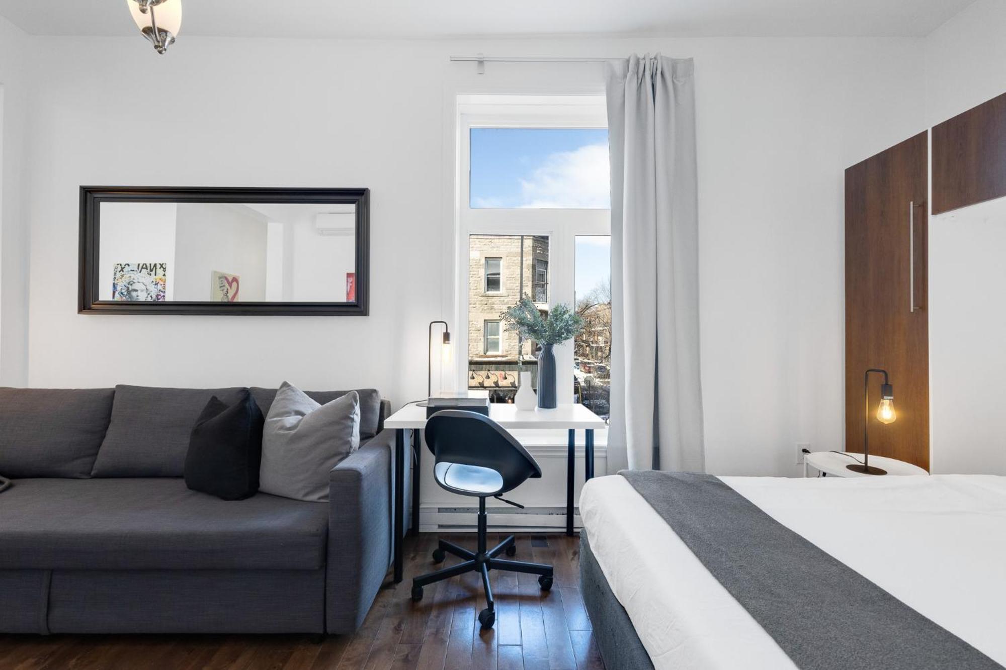 Studio Apartment Balcony