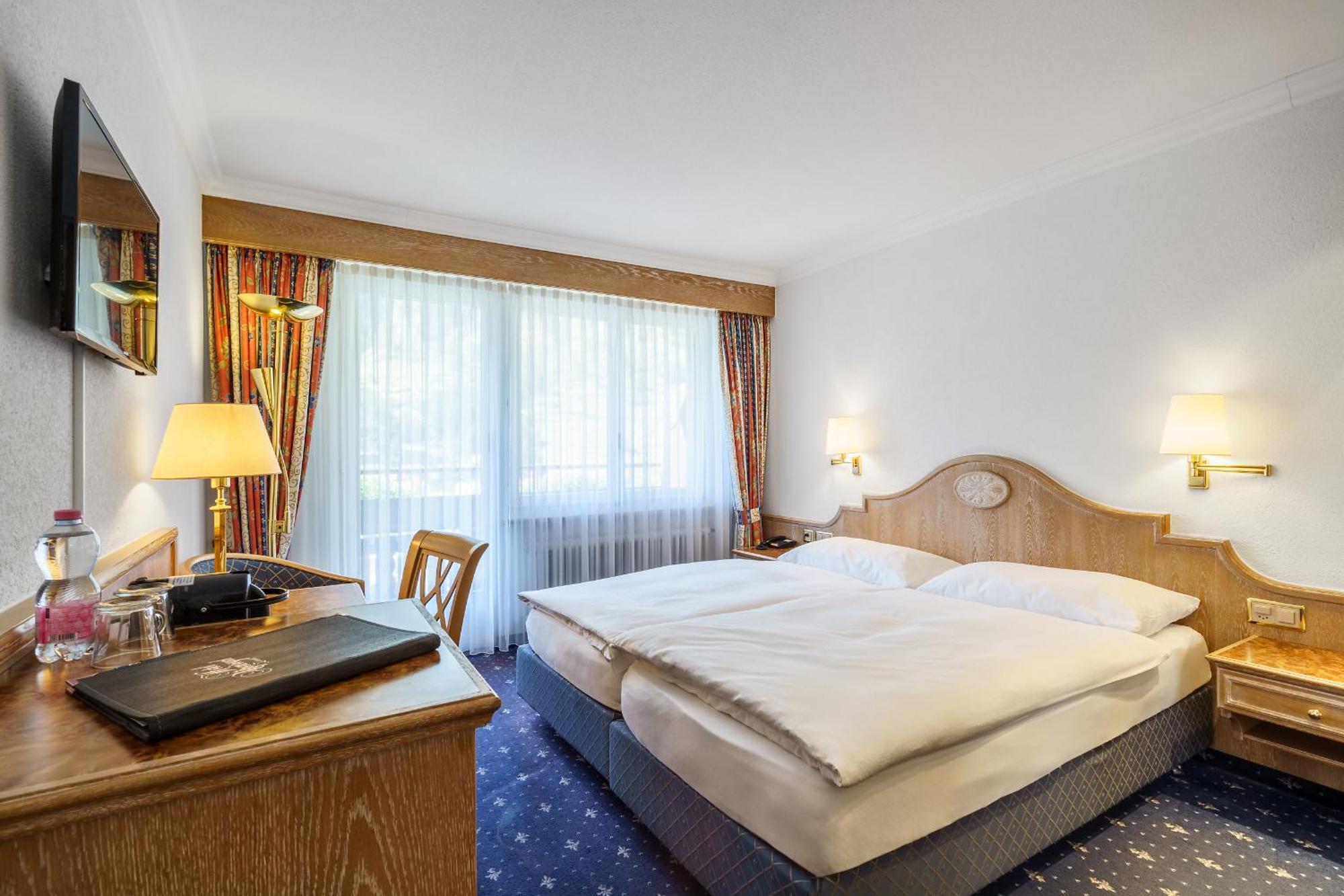 Superior Double Room Matterhorn View Balcony or Ground Floor Terrace