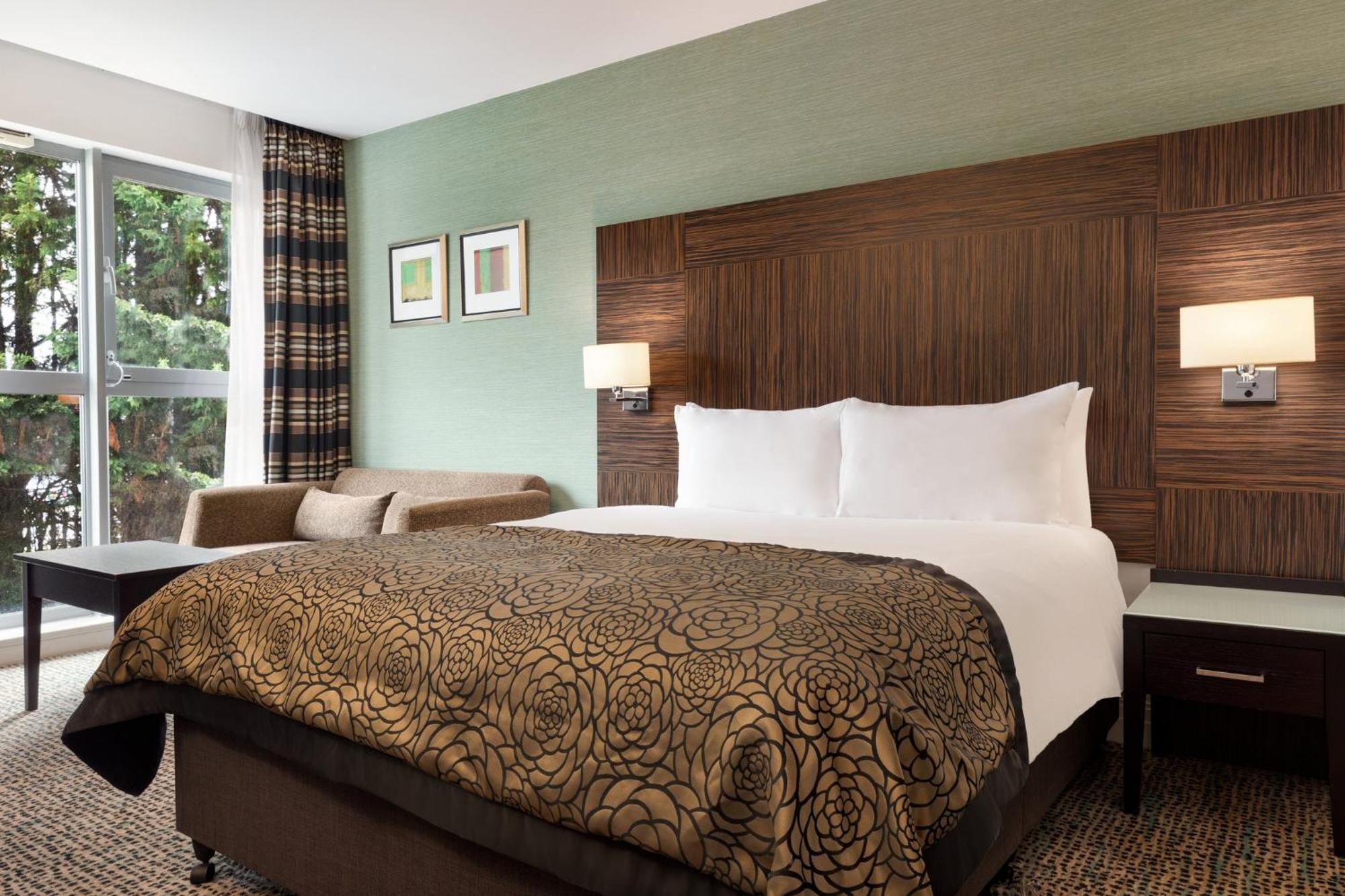 Habitación Premium con cama grande y sofá cama