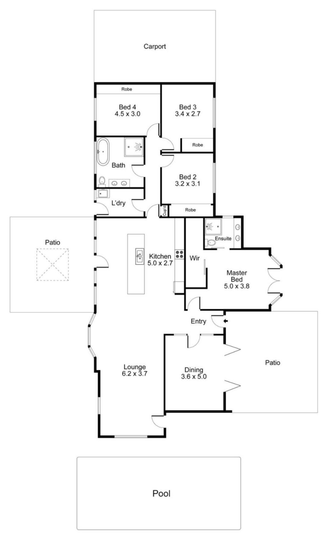 Four-Bedroom House