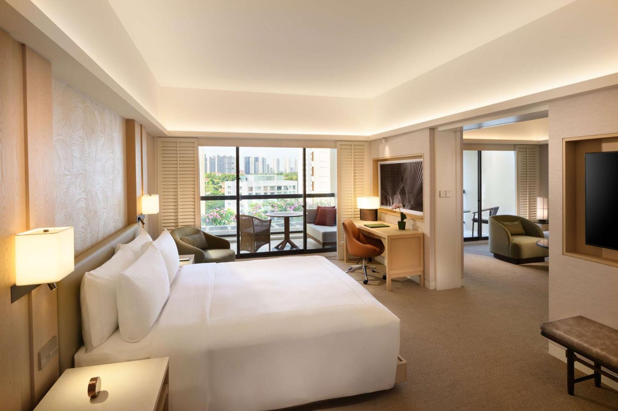 Deluxe-Suite mit Kingsize-Bett und Zugang zur Lounge