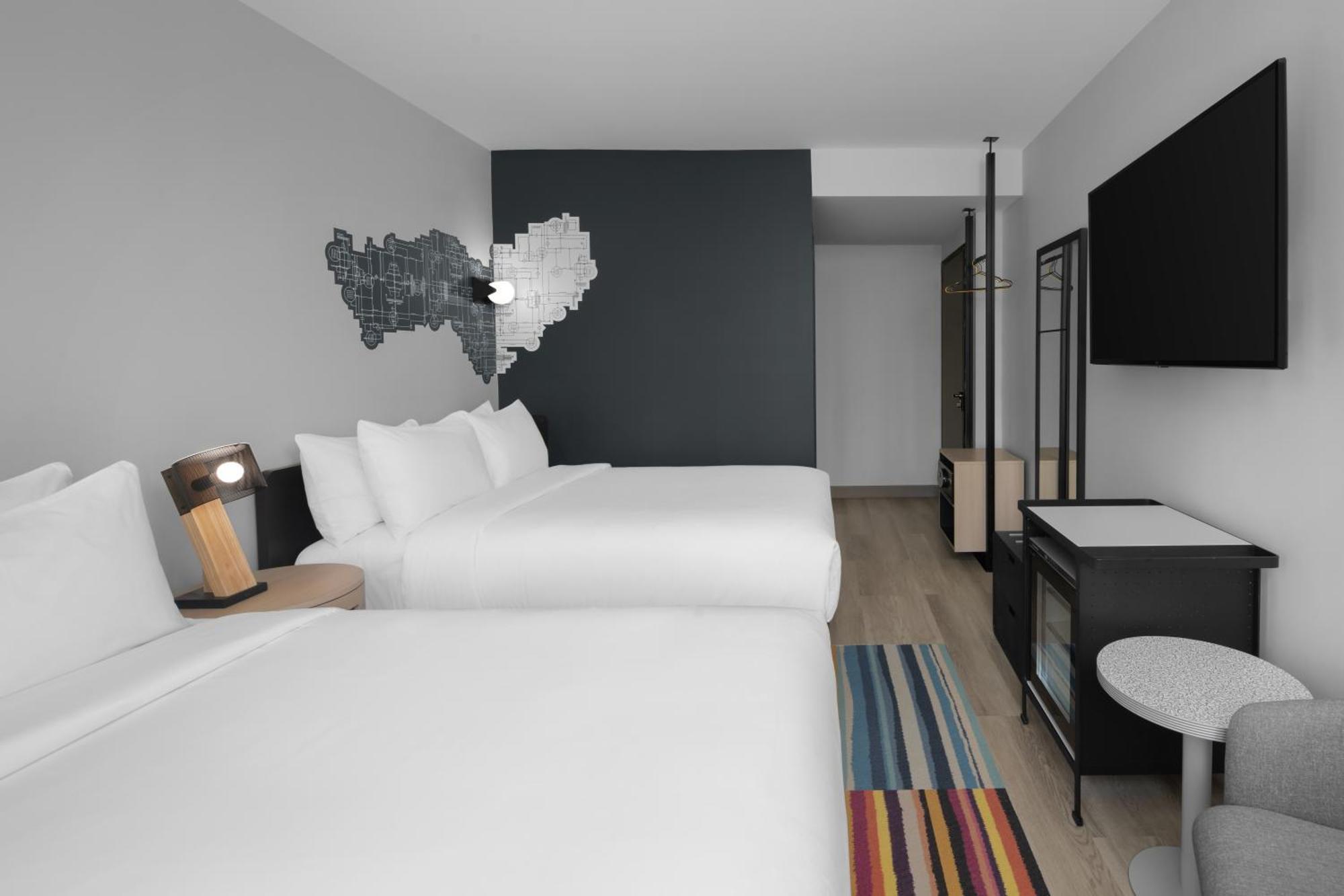 Queen Room with Two Queen Beds and City View