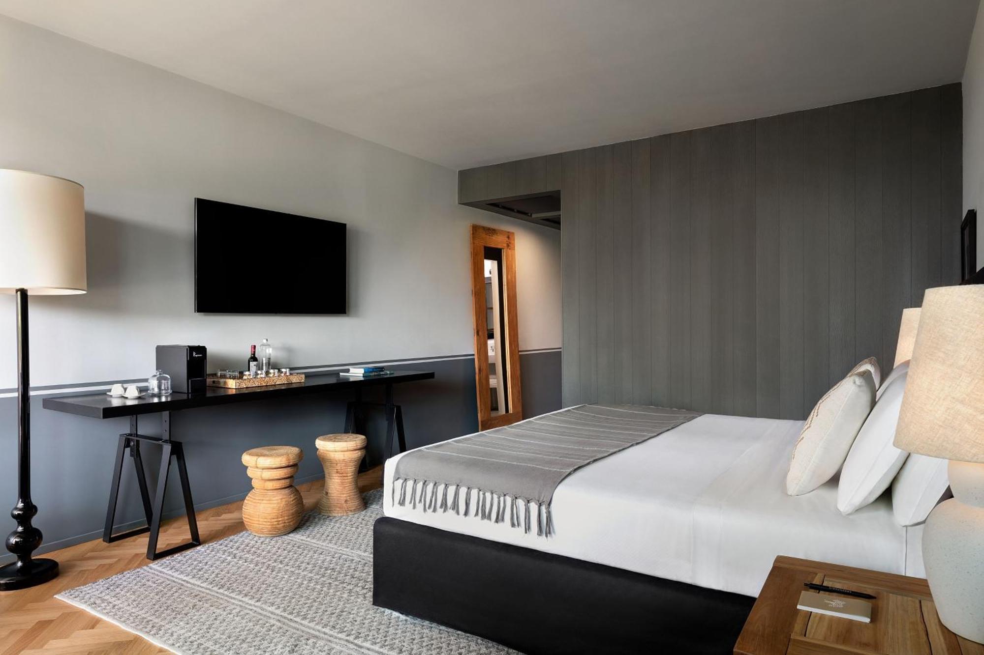 Junior Suite mit 2 Einzelbetten, Balkon und Gartenblick