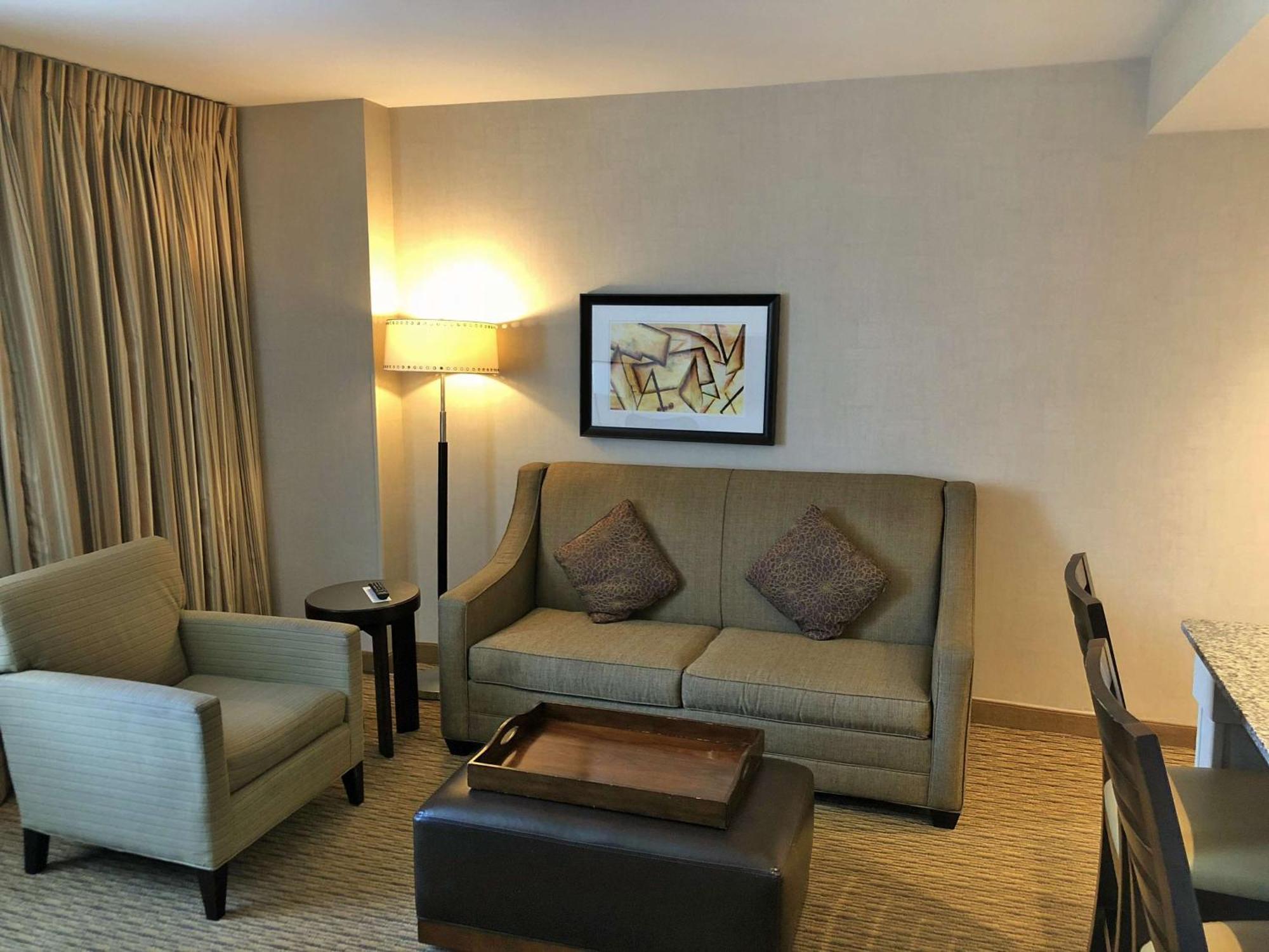 One-Bedroom Double Suite with Two Double Beds and Sofa Bed - Non-Smoking