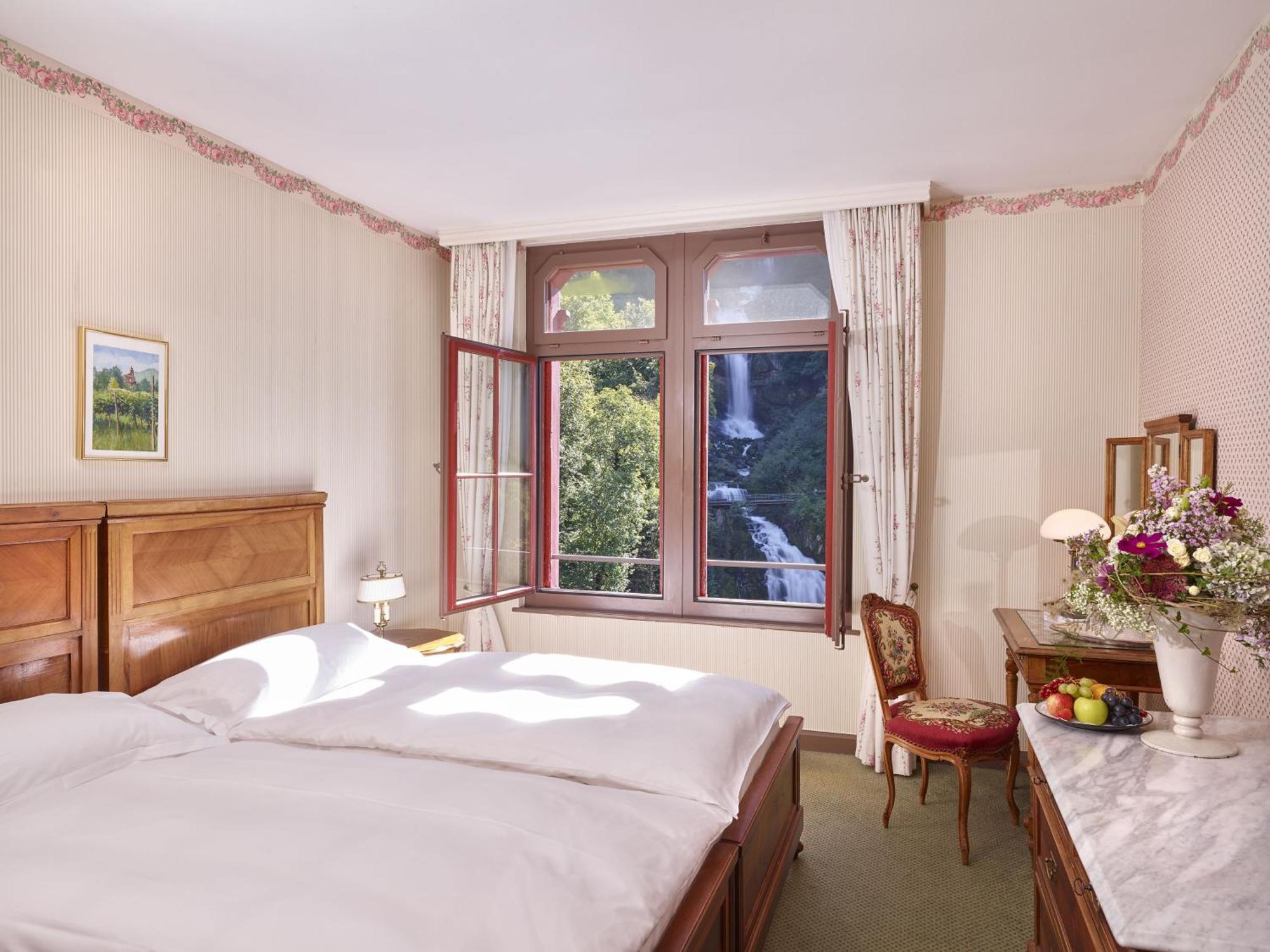 Classic double room waterfall view