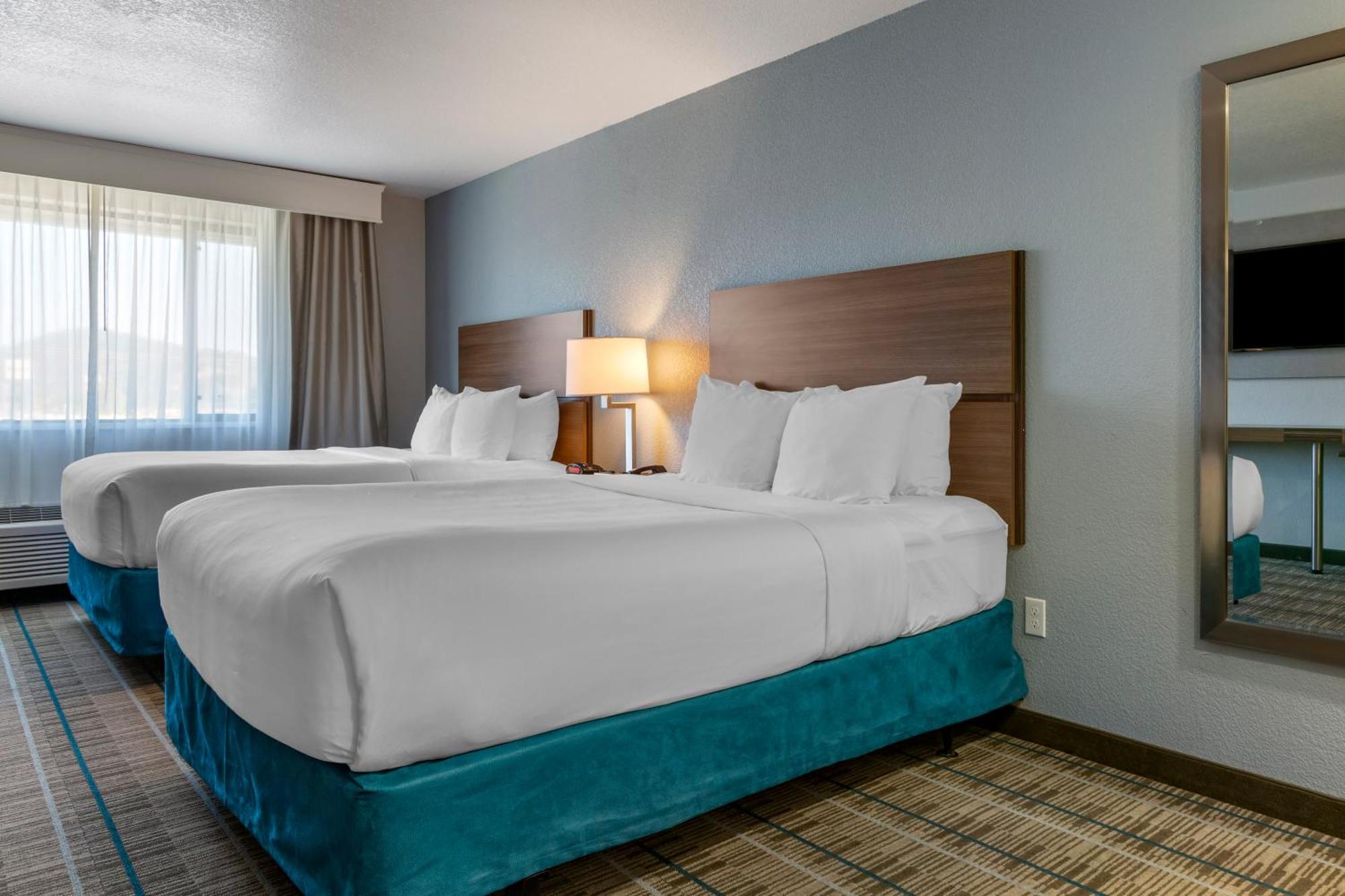 Standard Queen Room Two Queen Beds Transfer Shower Accessible or Non-Smoking