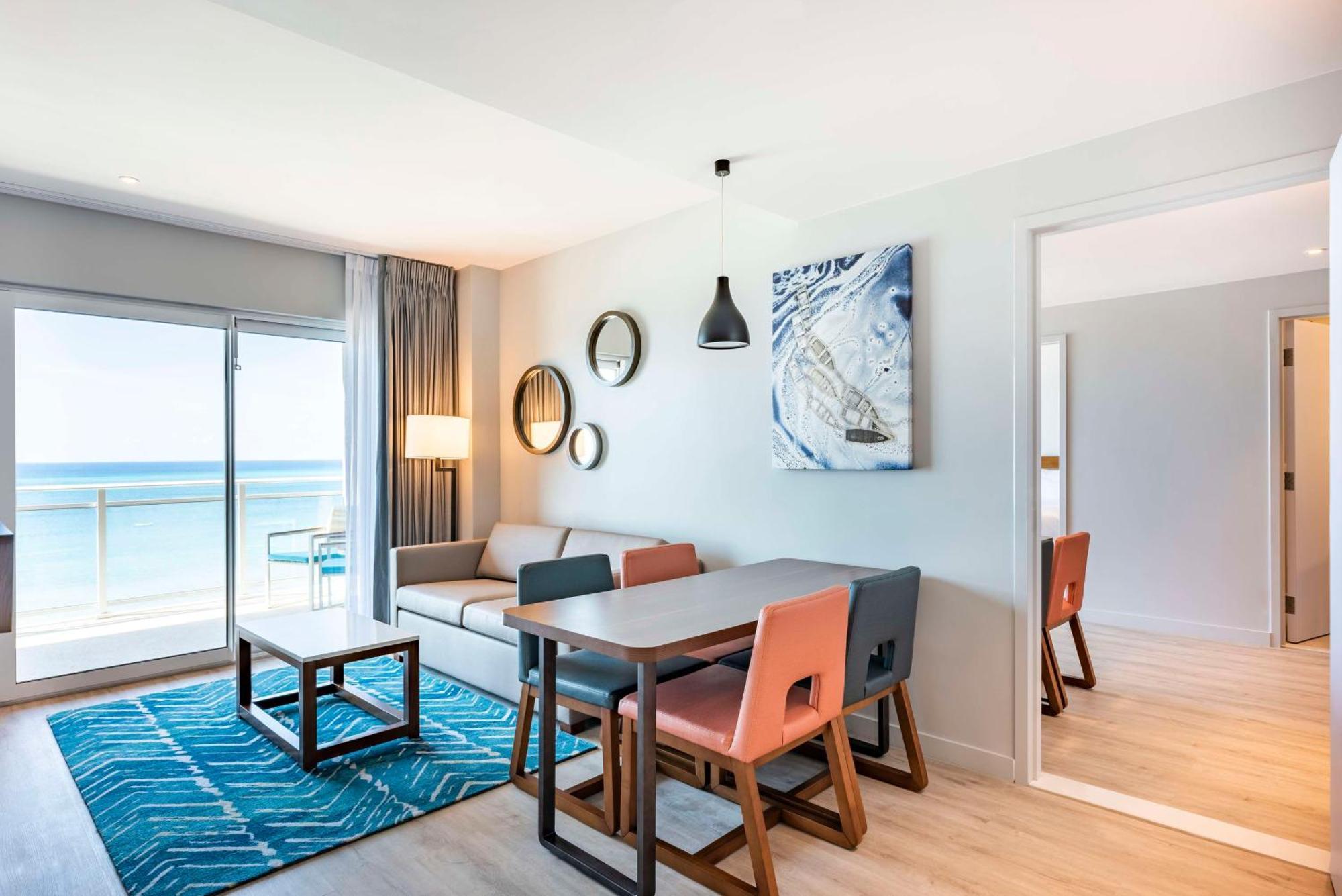 Suite met 1 Slaapkamer en 1 Kingsize Bed - Uitzicht op de Oceaan