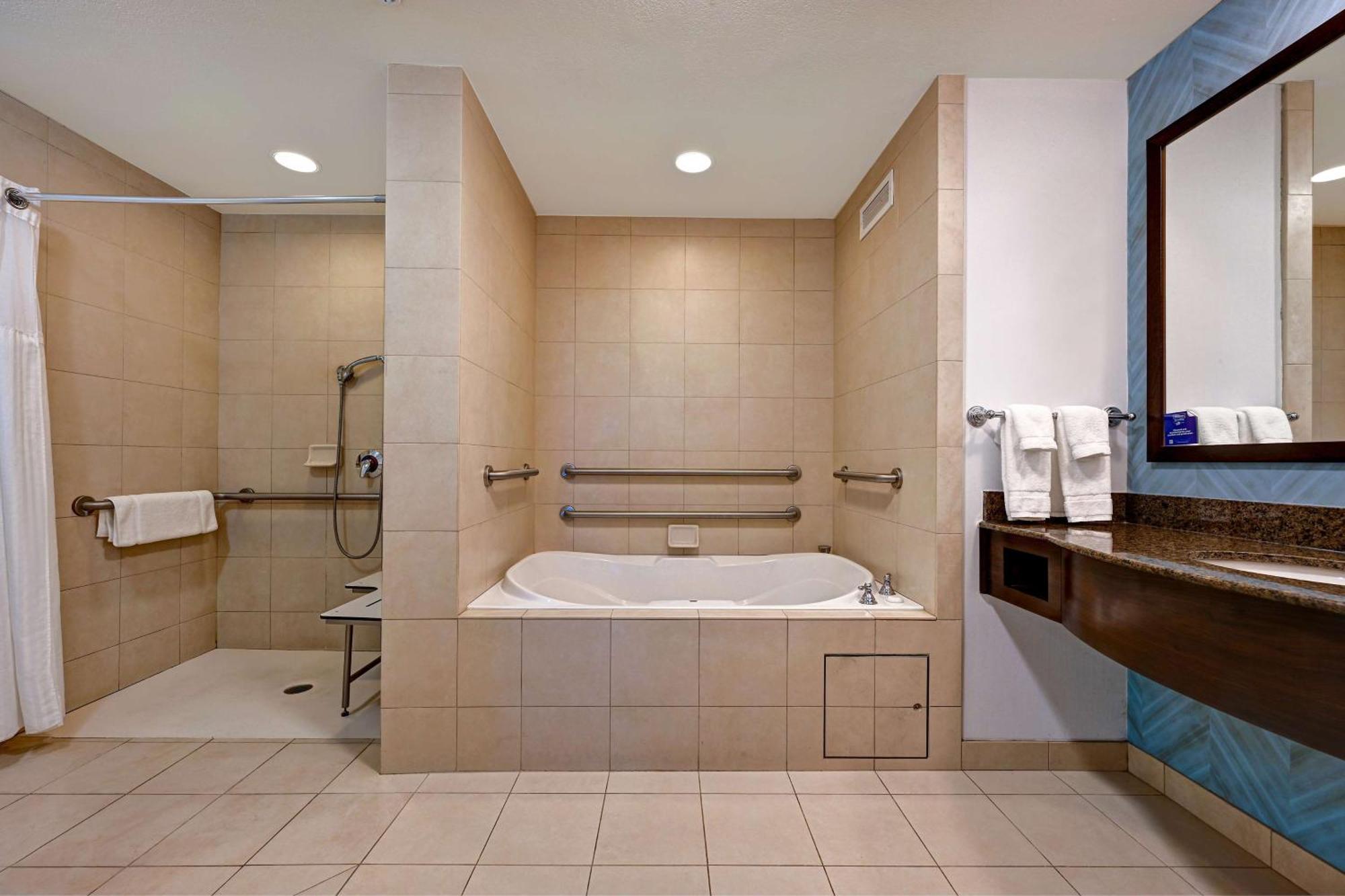 King Suite - Disability Access Hearing Accessible Roll-In Shower