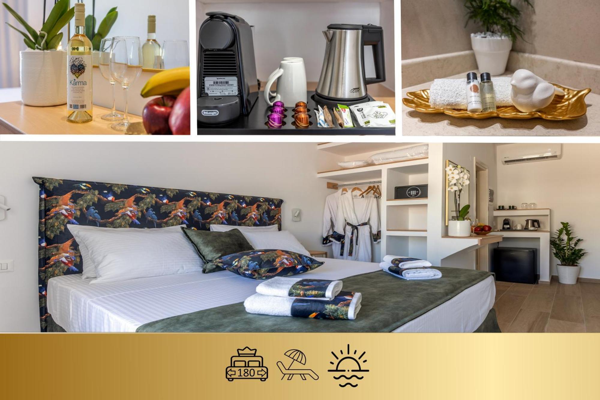 Deluxe Double Room with Balcony and Sea View