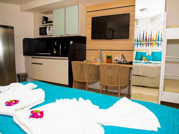 Apartamento com Vista Piscina