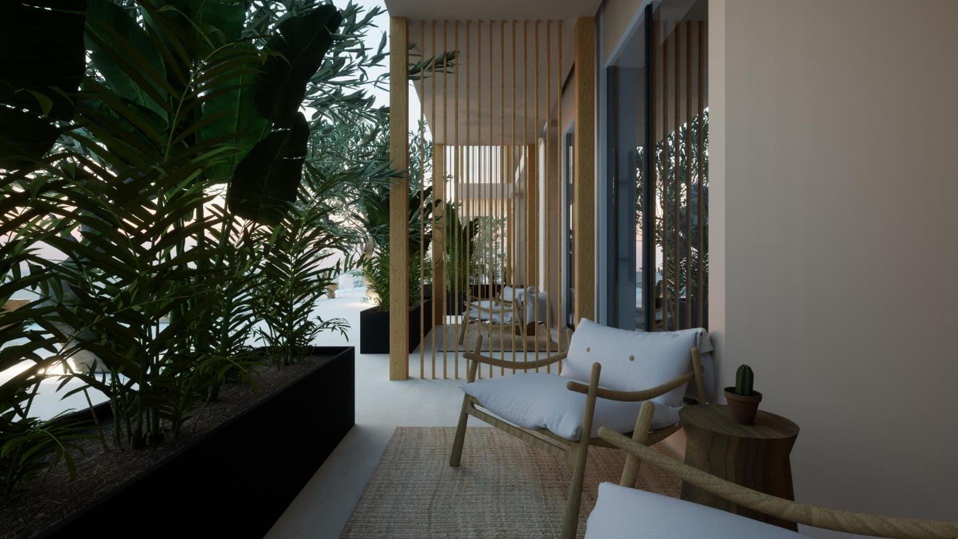 Tweepersoonskamer met Patio