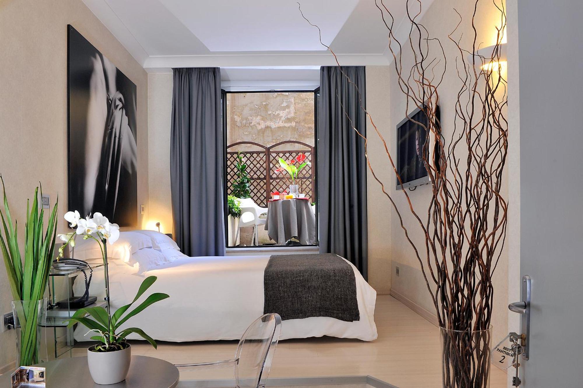 Superior Double Room Terrace Courtyard View