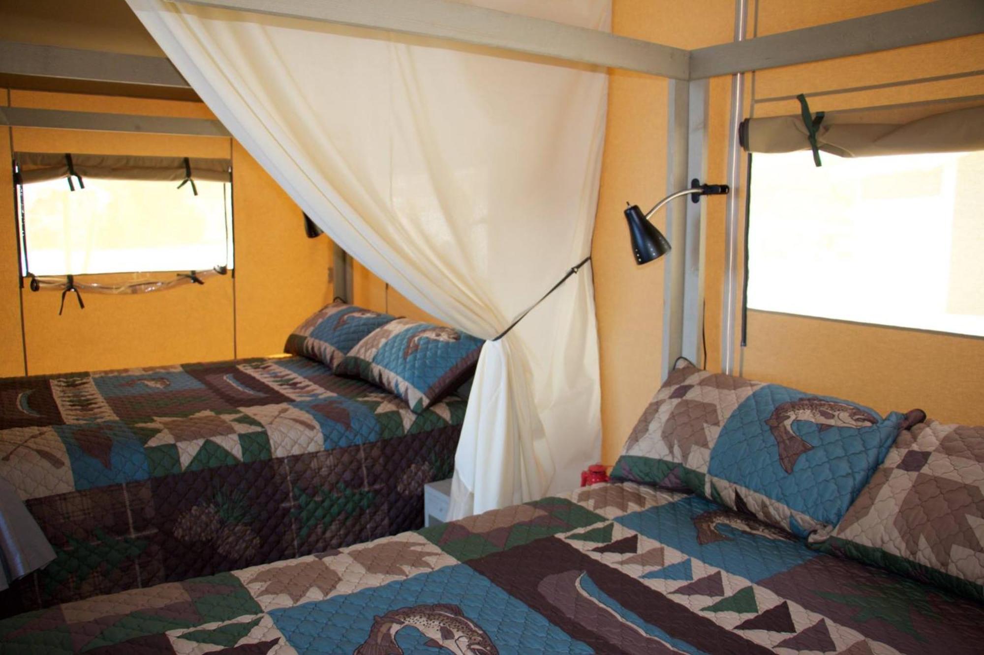 Deluxe Glamping Tent Two Queens