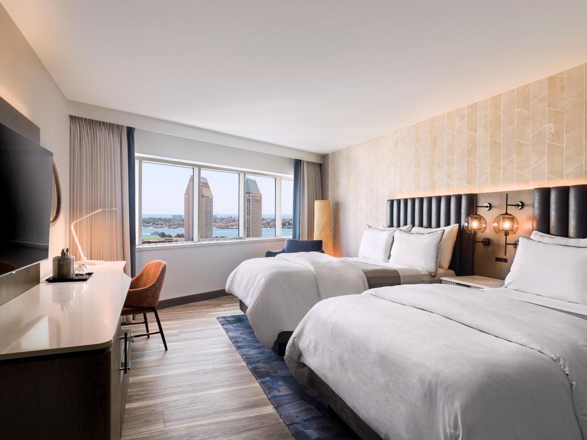 Double Room Two Double Beds City View