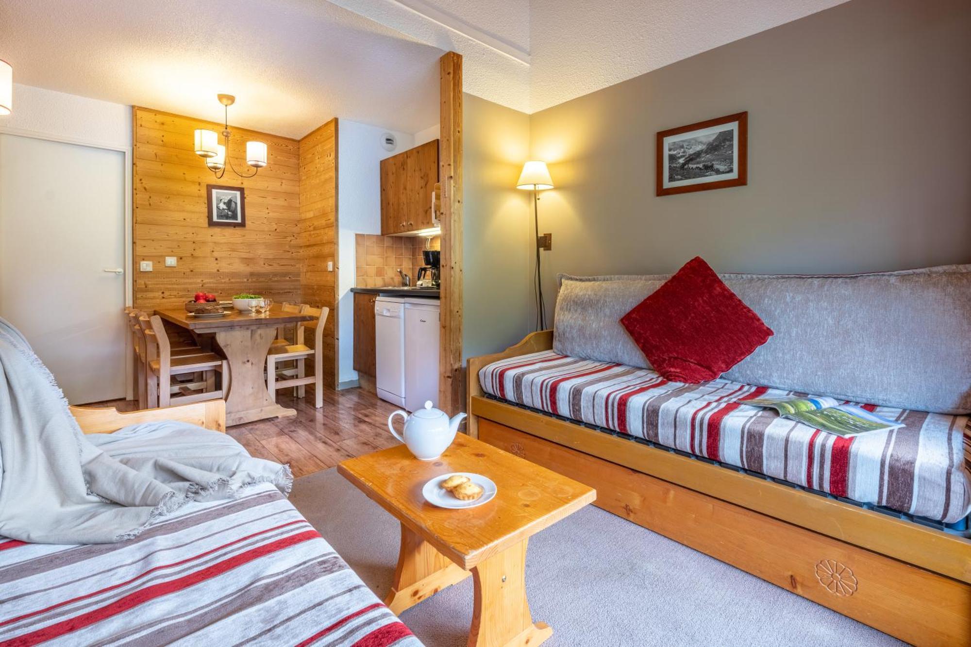 Standard One-Bedroom Apartment Sleeping Alcove