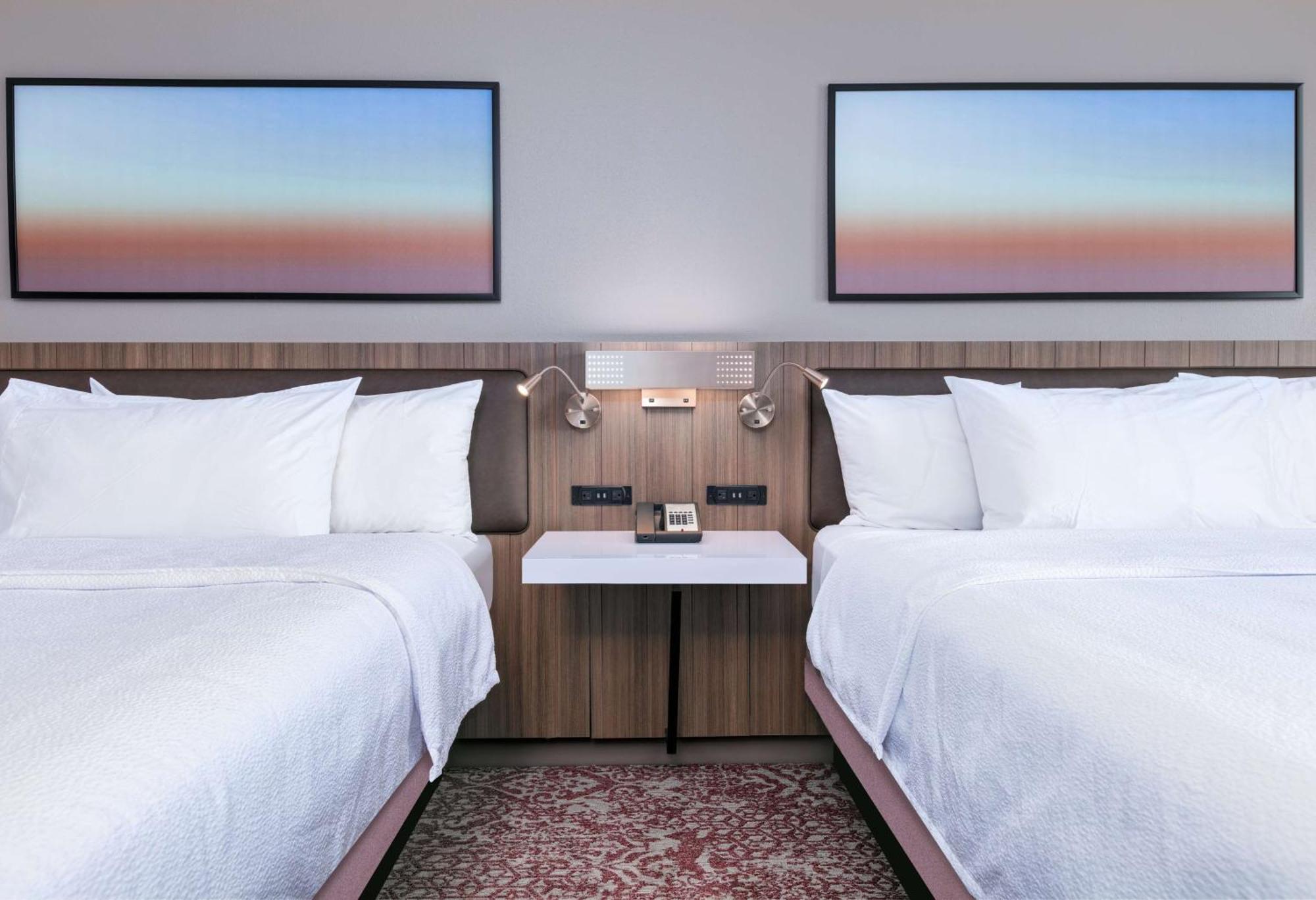 Queen Room Two Queen Beds Hearing Disability Access or Non-Smoking
