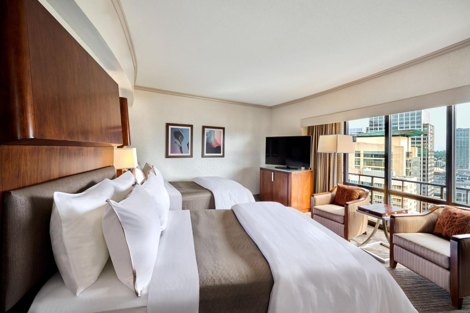 Premium Double Room Two Double Beds City View Hearing Accessible
