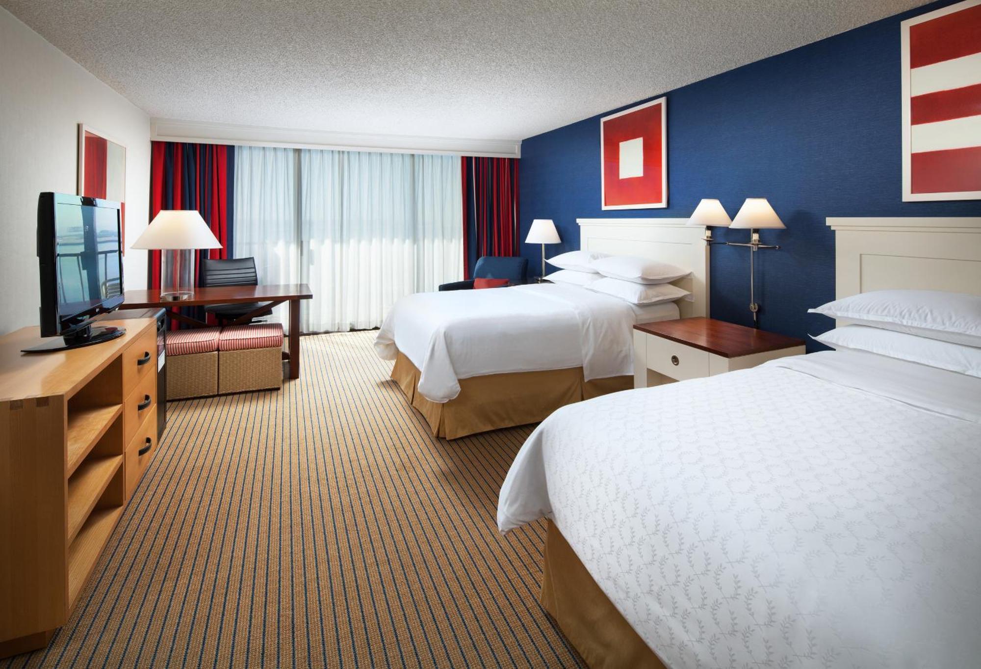 2 Double Beds Bay Tower Deluxe Guest Room