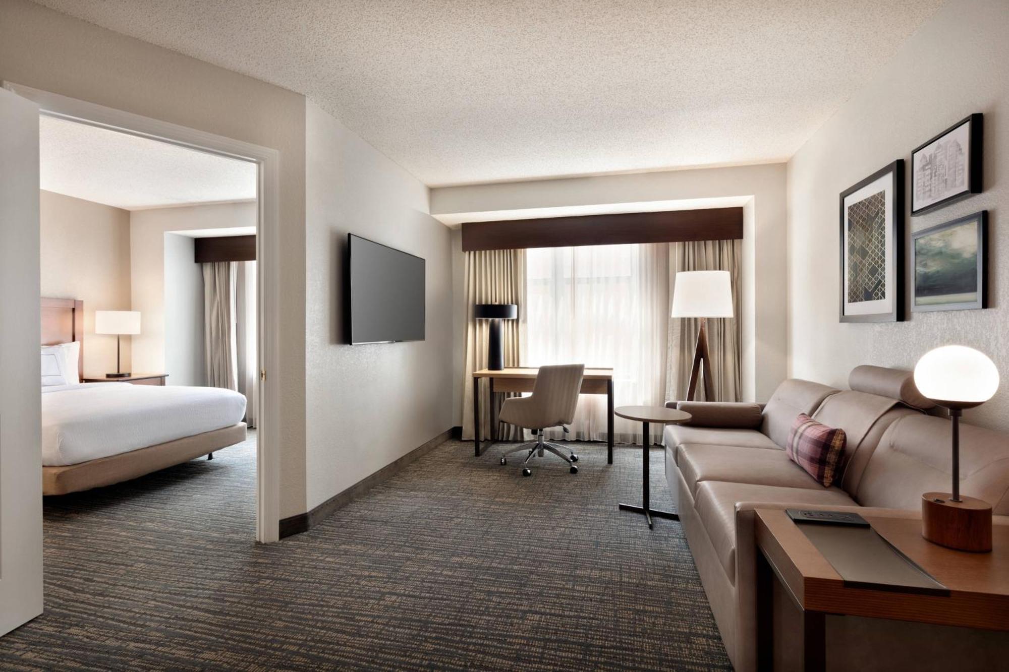 One-Bedroom Queen Suite City View Adapted Tub Mobility Hearing Accessible