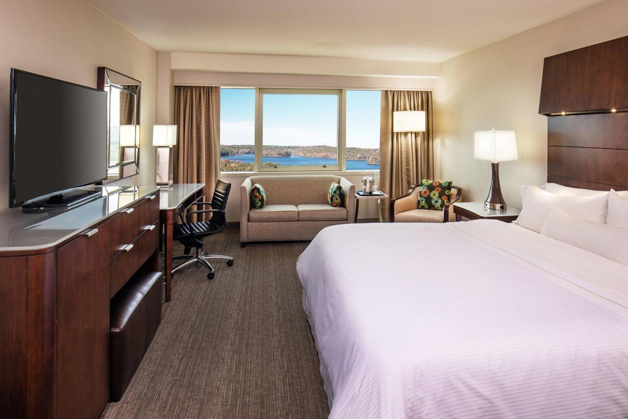 Habitación Premium con sofá cama y vistas al lago - Cama extragrande