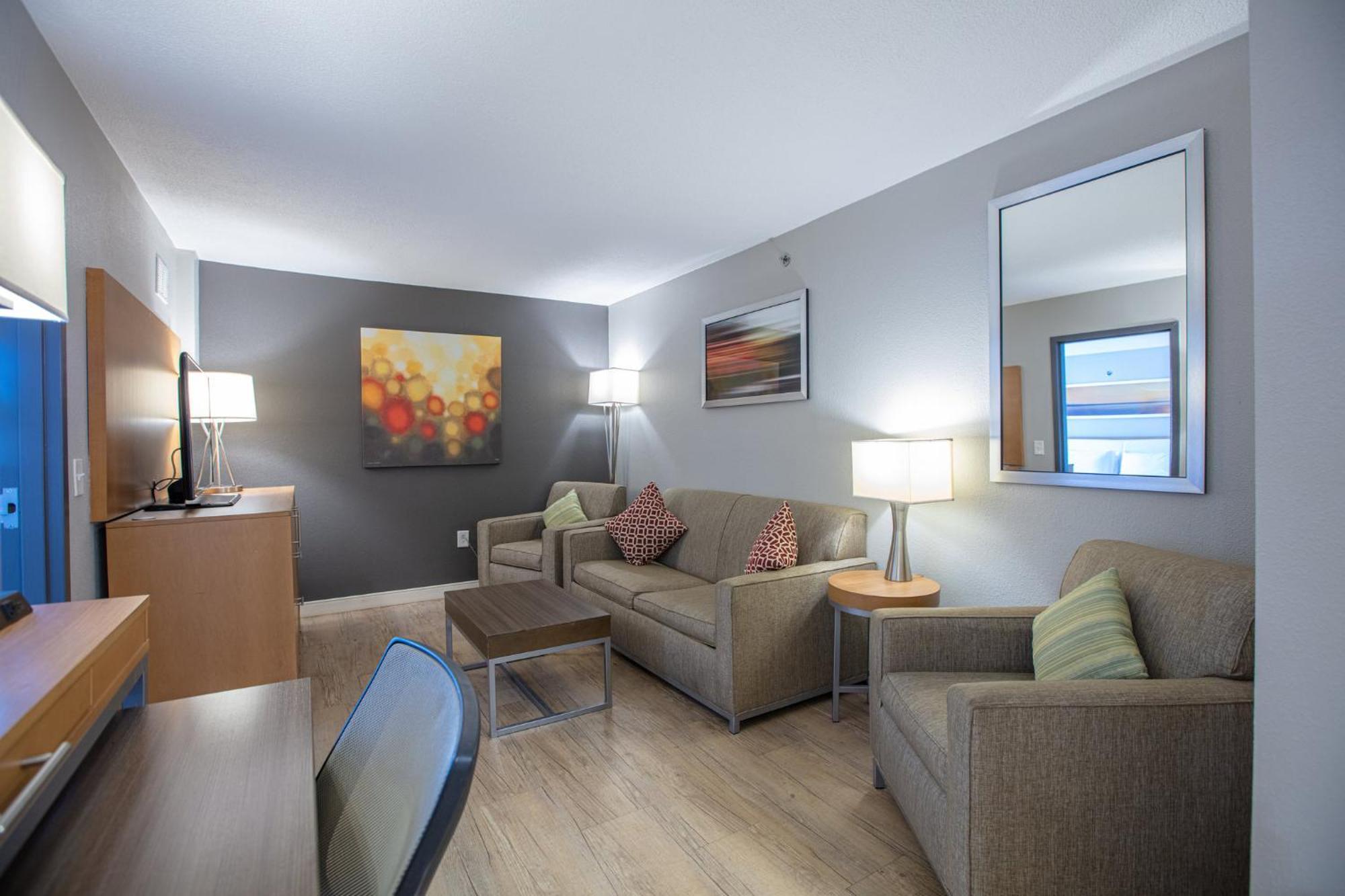 Queen Suite with Two Queen Beds and Sofa Bed