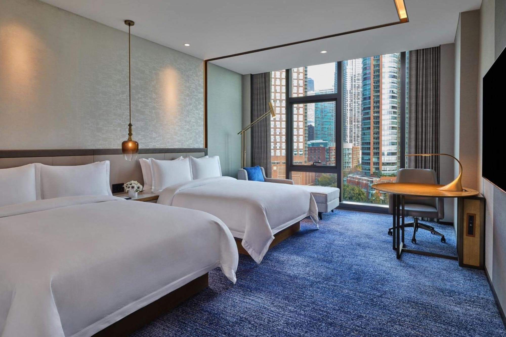 Deluxe Queen Room with Two Queen Beds and River View
