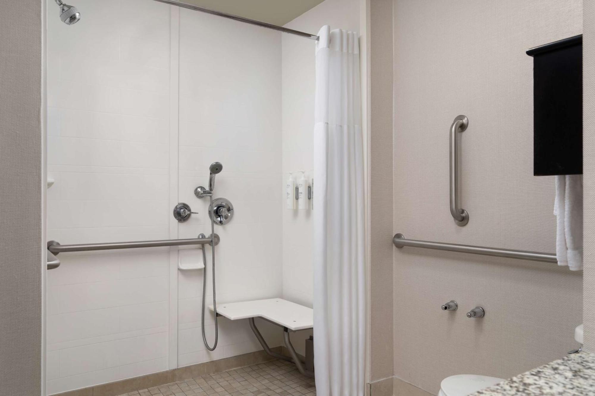Queen Room Two Queen Beds Roll Shower Mobility or Hearing Access