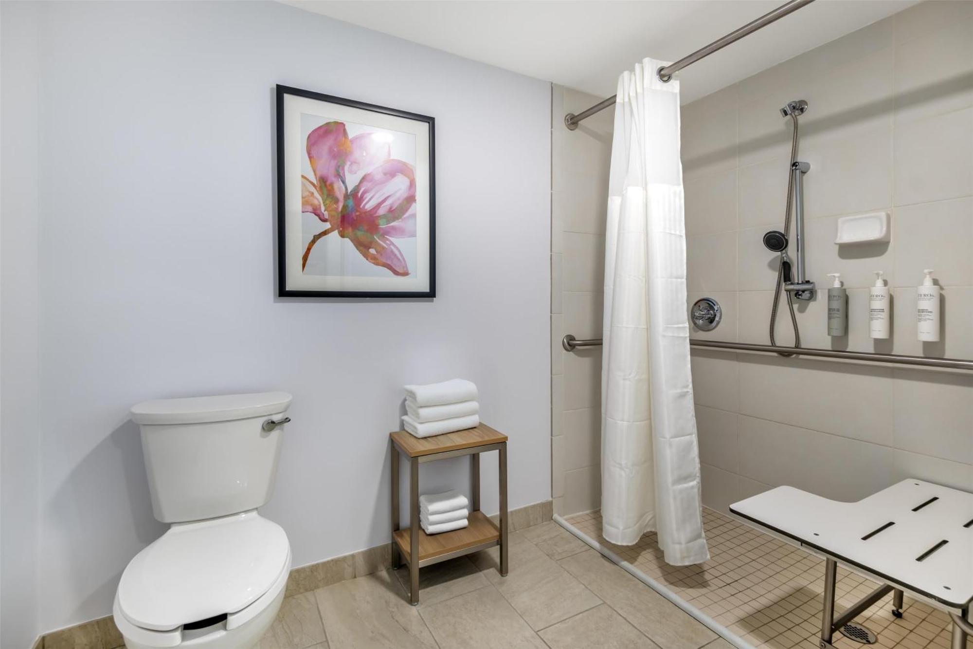 Double Room Two Double Beds Roll Shower Mobility Hearing Access