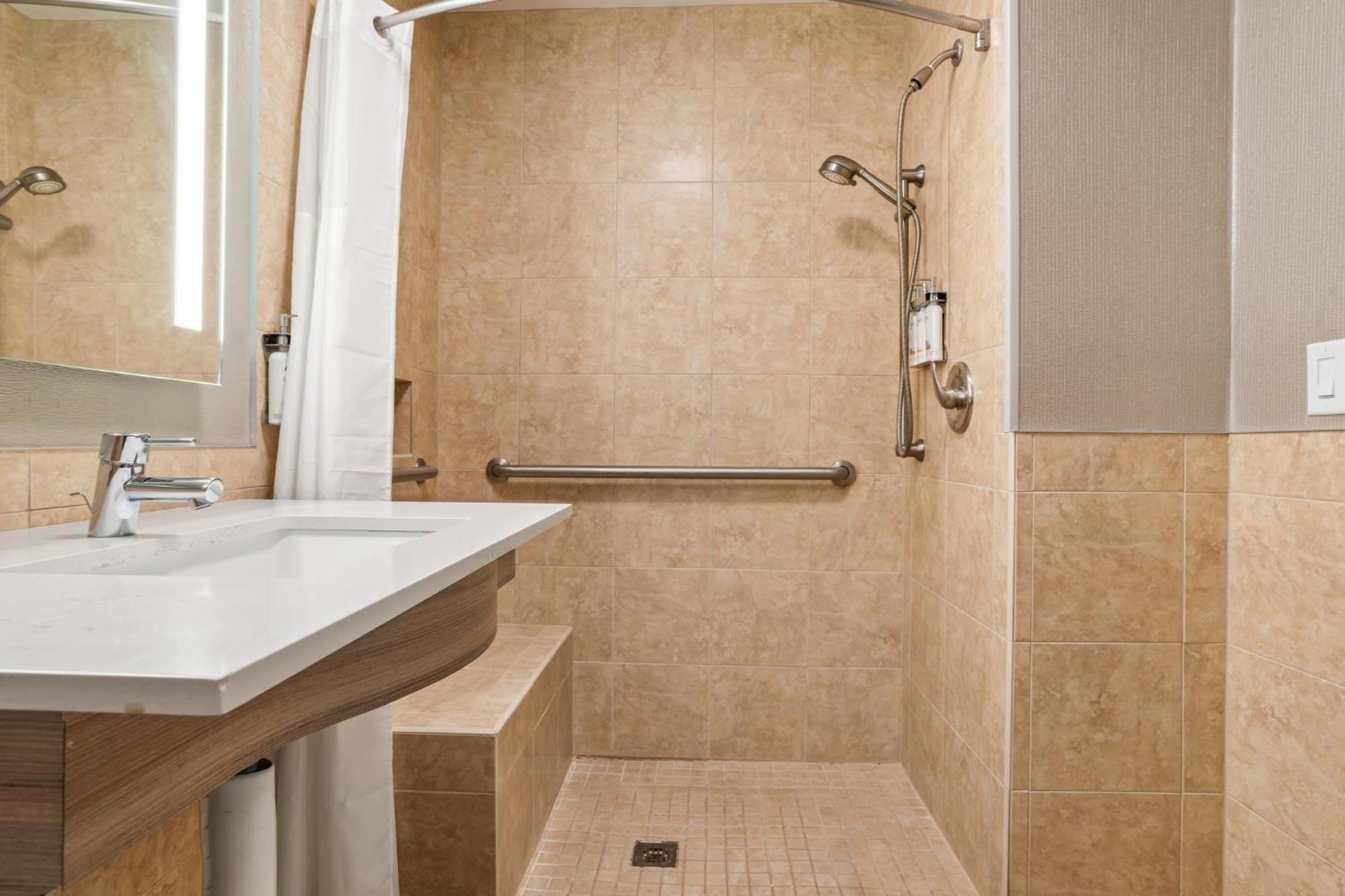 King Room Hearing Accessible Roll Shower
