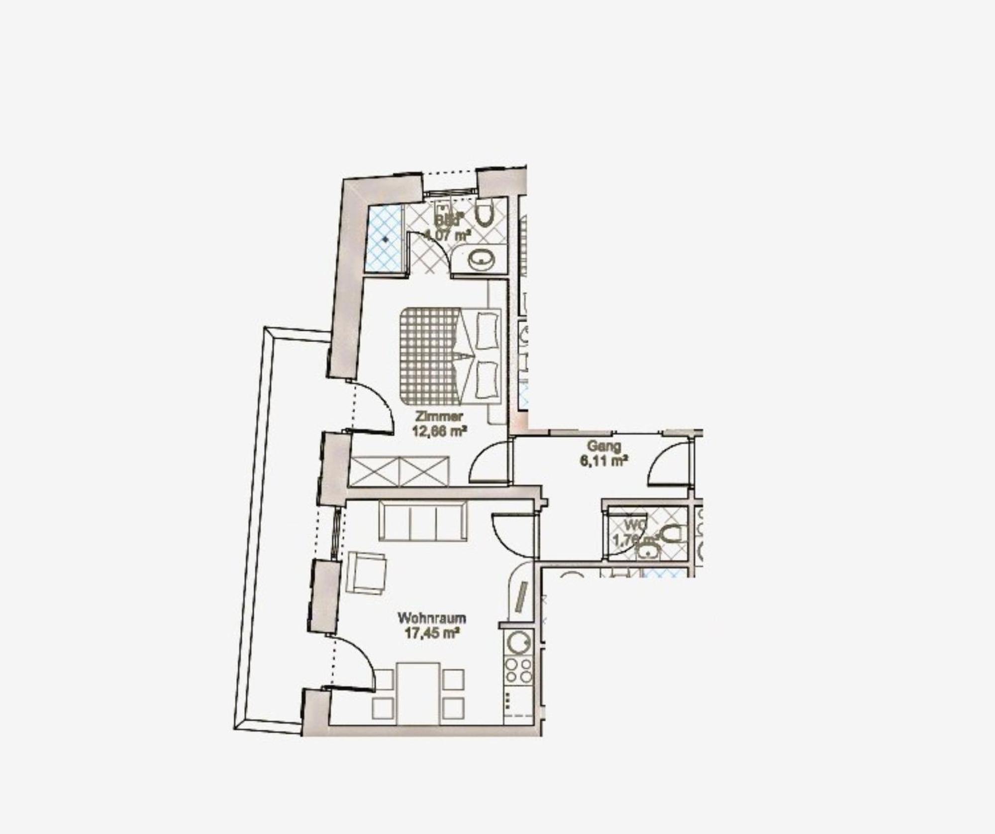 Appartamento con Vista e Balcone