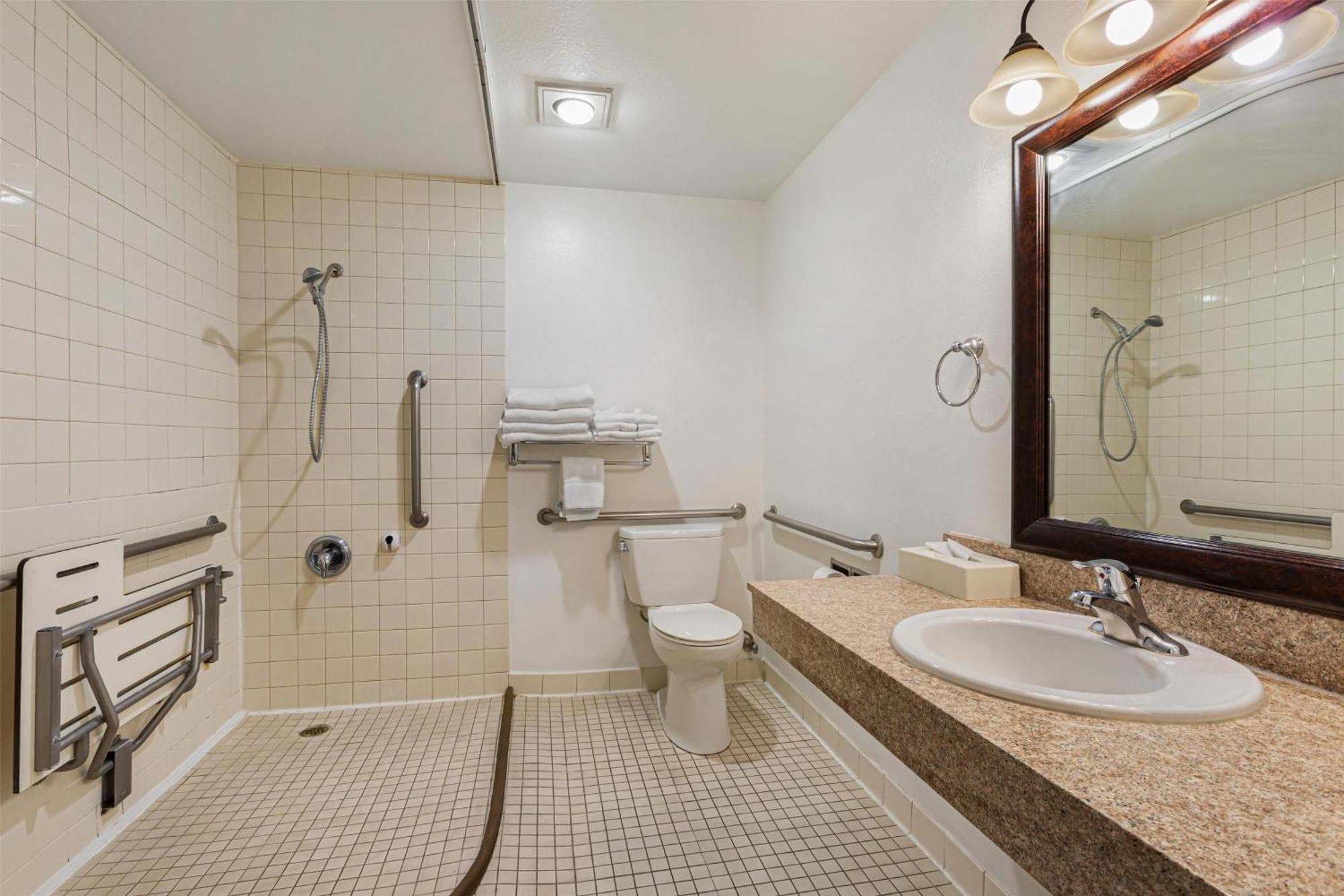Queen Room Two Queen Beds Roll Shower Disability Access or Non-Smoking