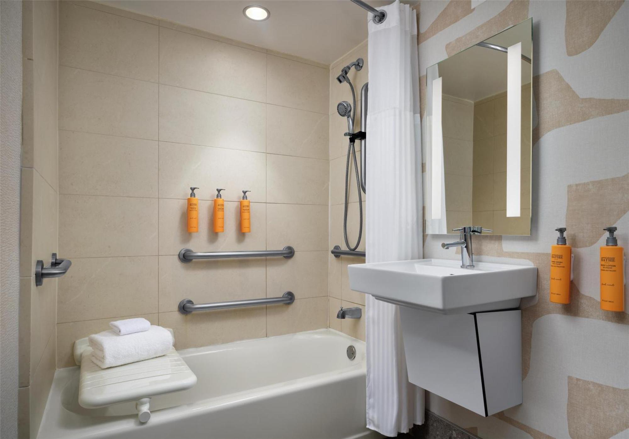 Mobility Accessible One Bedroom Suite King Tub