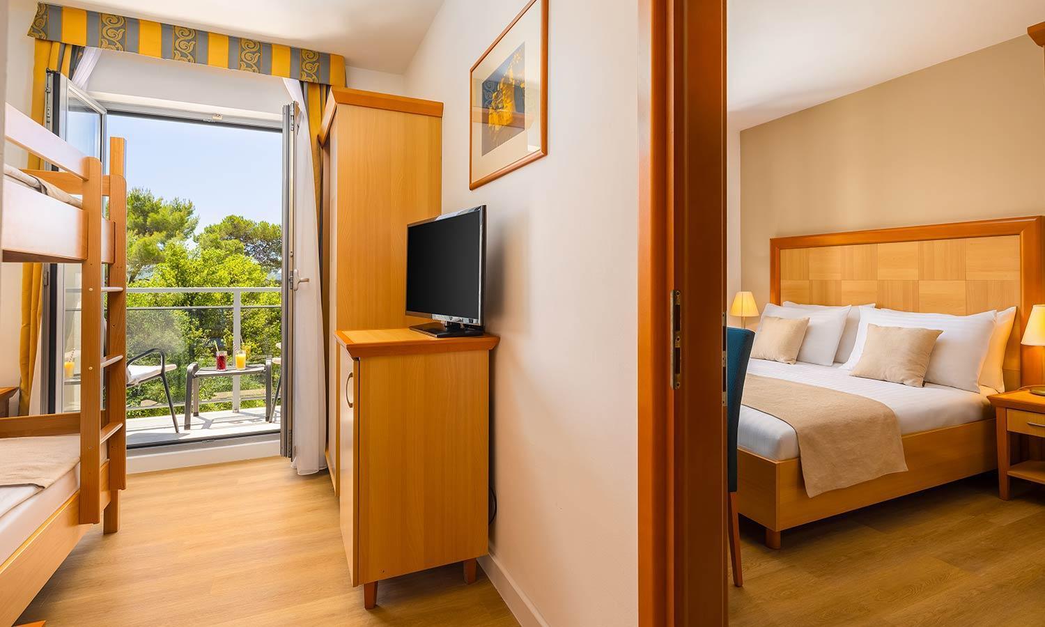 Chambre Familiale avec Balcon Côté Mer