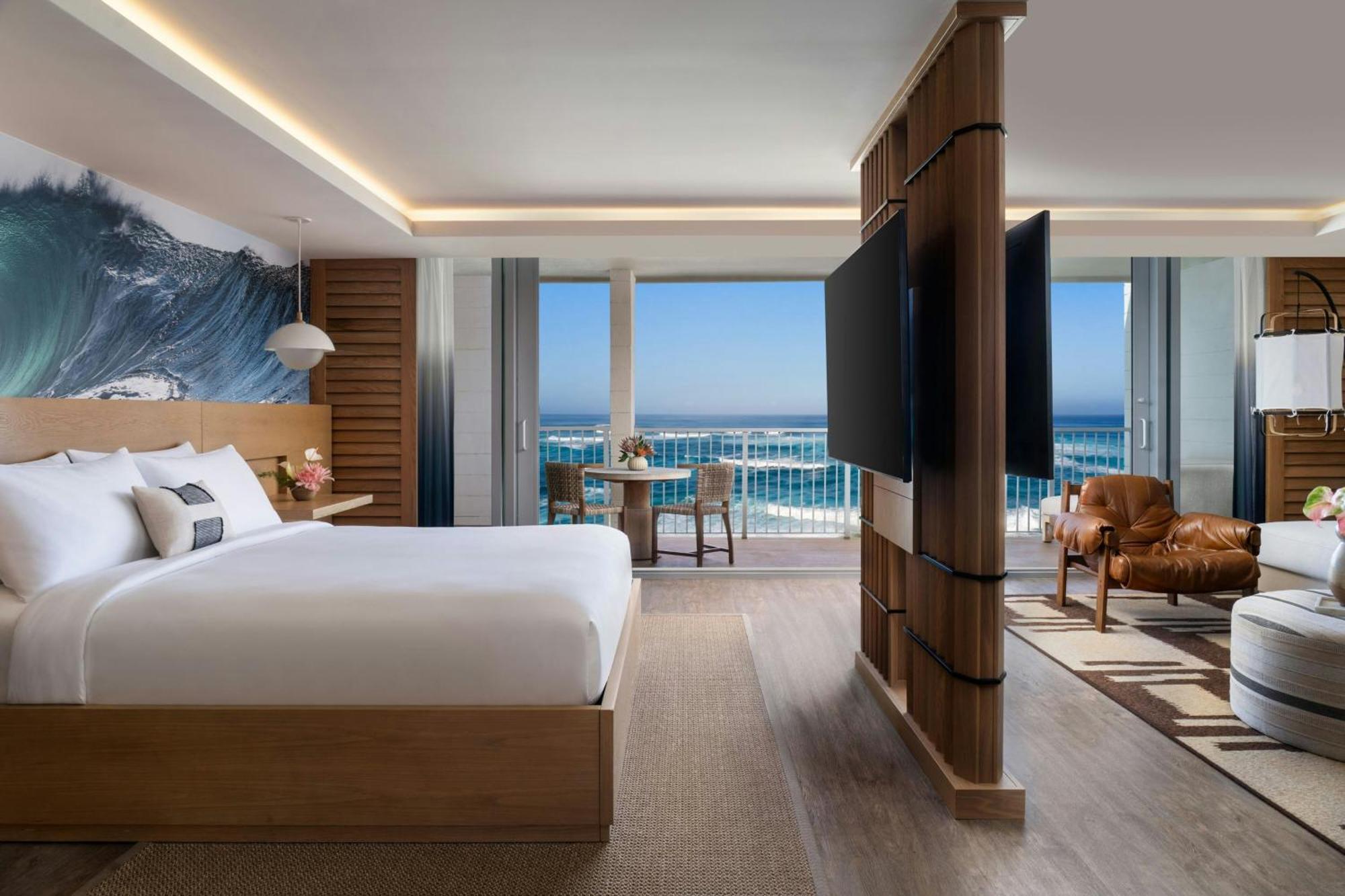 Suite 1 Chambre Ali’i - Étage Supérieur/Accès au Salon Club