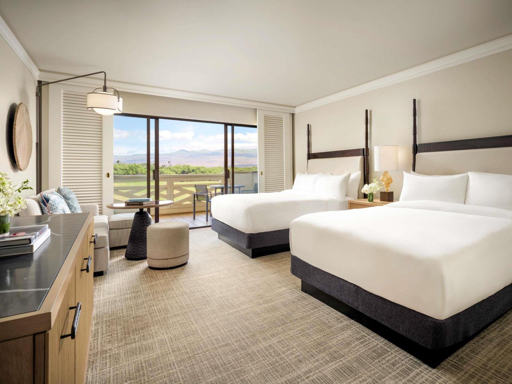 Deluxe Zimmer mit Queensize-Bett und Meerblick