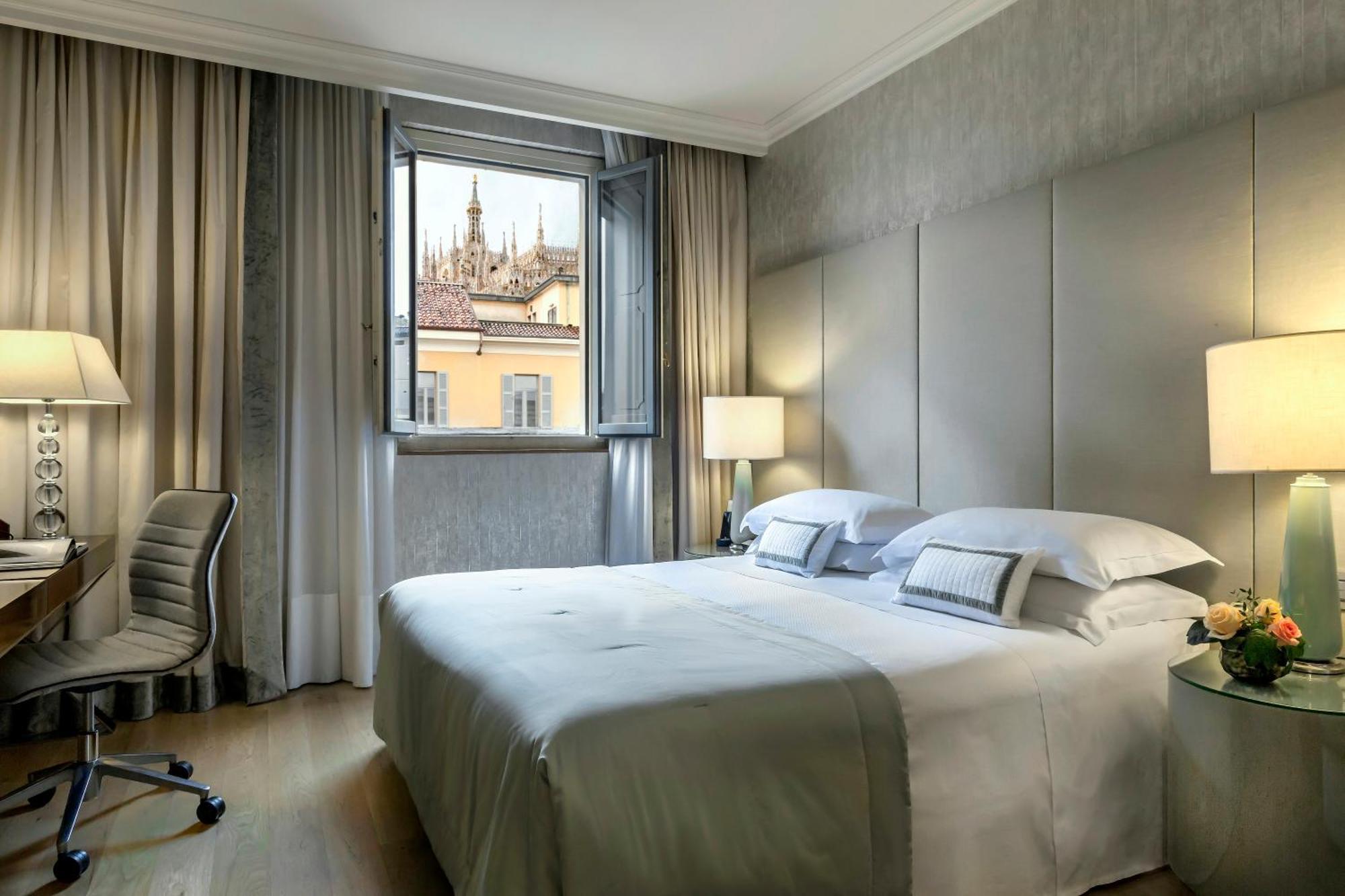 Deluxe Doppel- oder Zweibettzimmer mit Aussicht auf die Mailänder Kathedrale