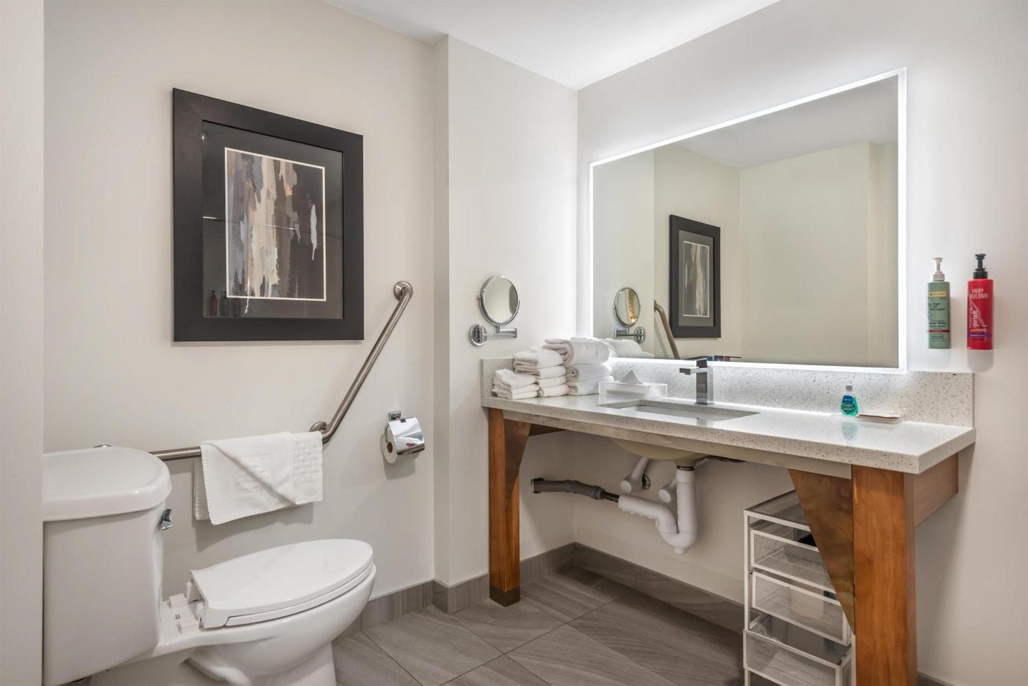 Queen Room Mobility Accessible Roll Shower Non-Smoking