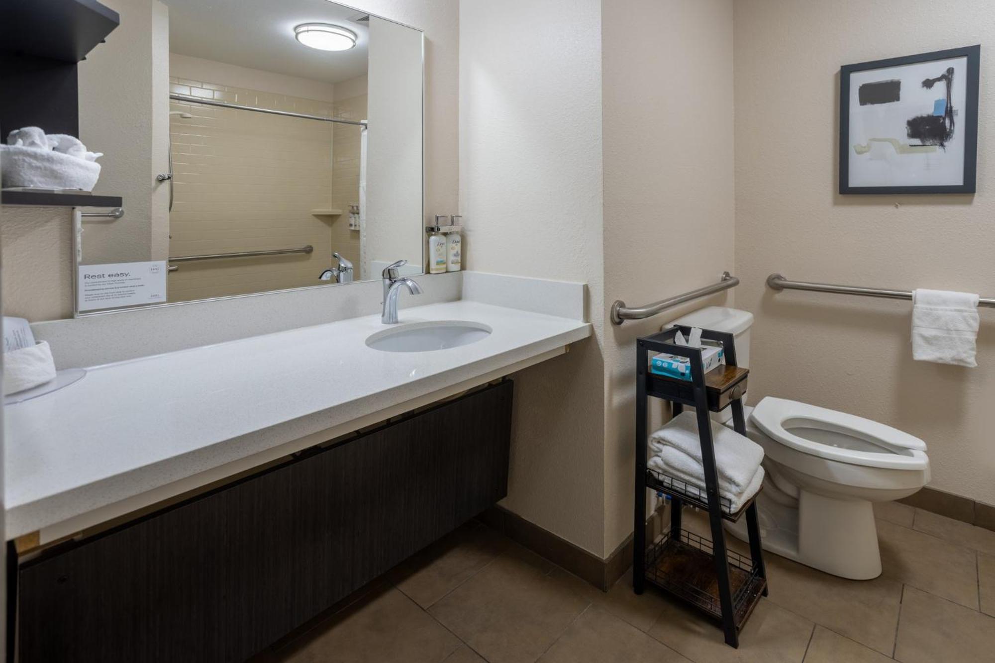 Queen Studio Suite Roll Shower Mobility Accessible