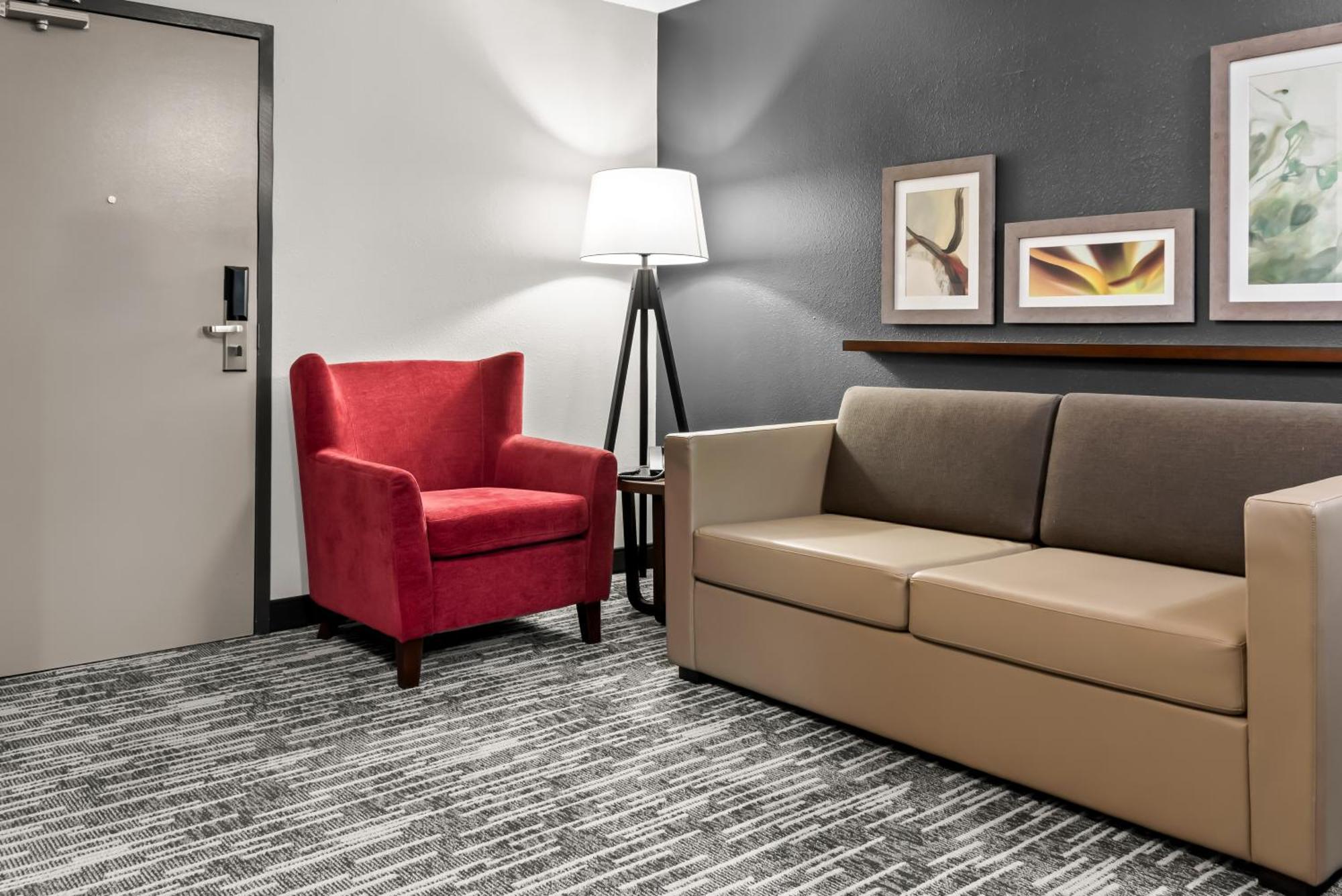 One-Bedroom King Suite Non-Smoking or Upper Floor