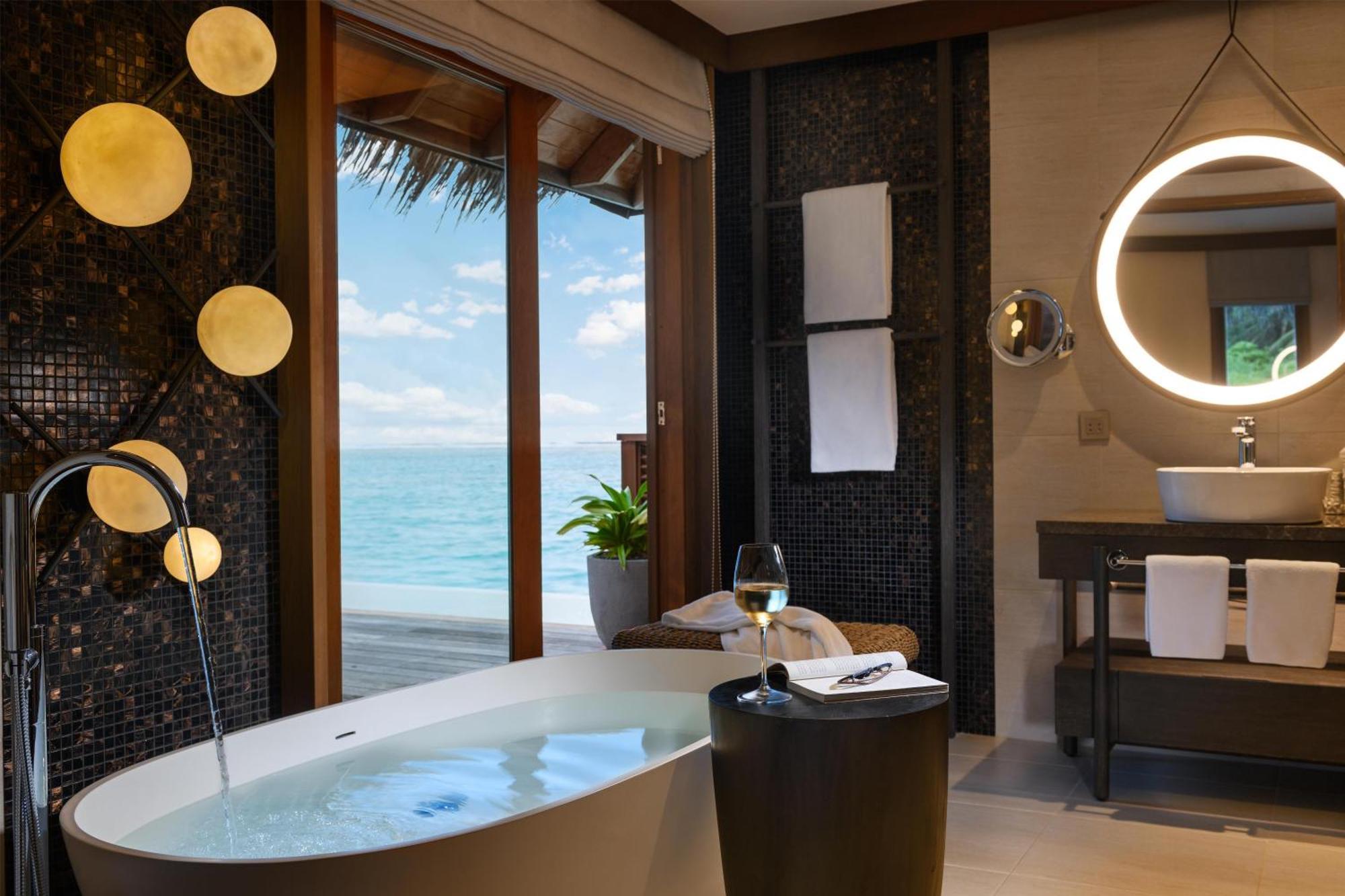 Sunset Water Villa Pool