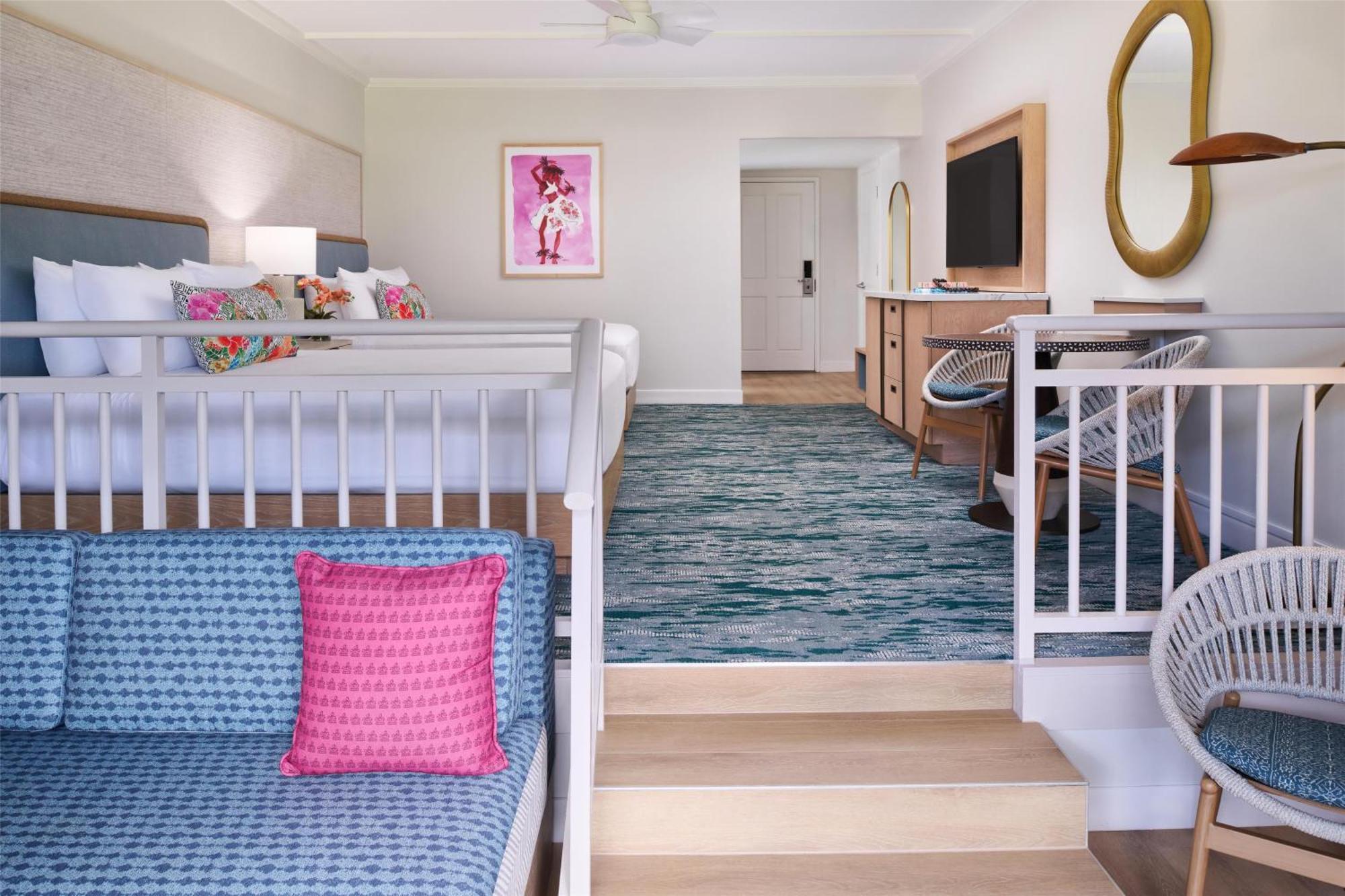 Signature Zimmer mit 2 Queensize-Betten – zum Innenhof im Erdgeschoss gelegen